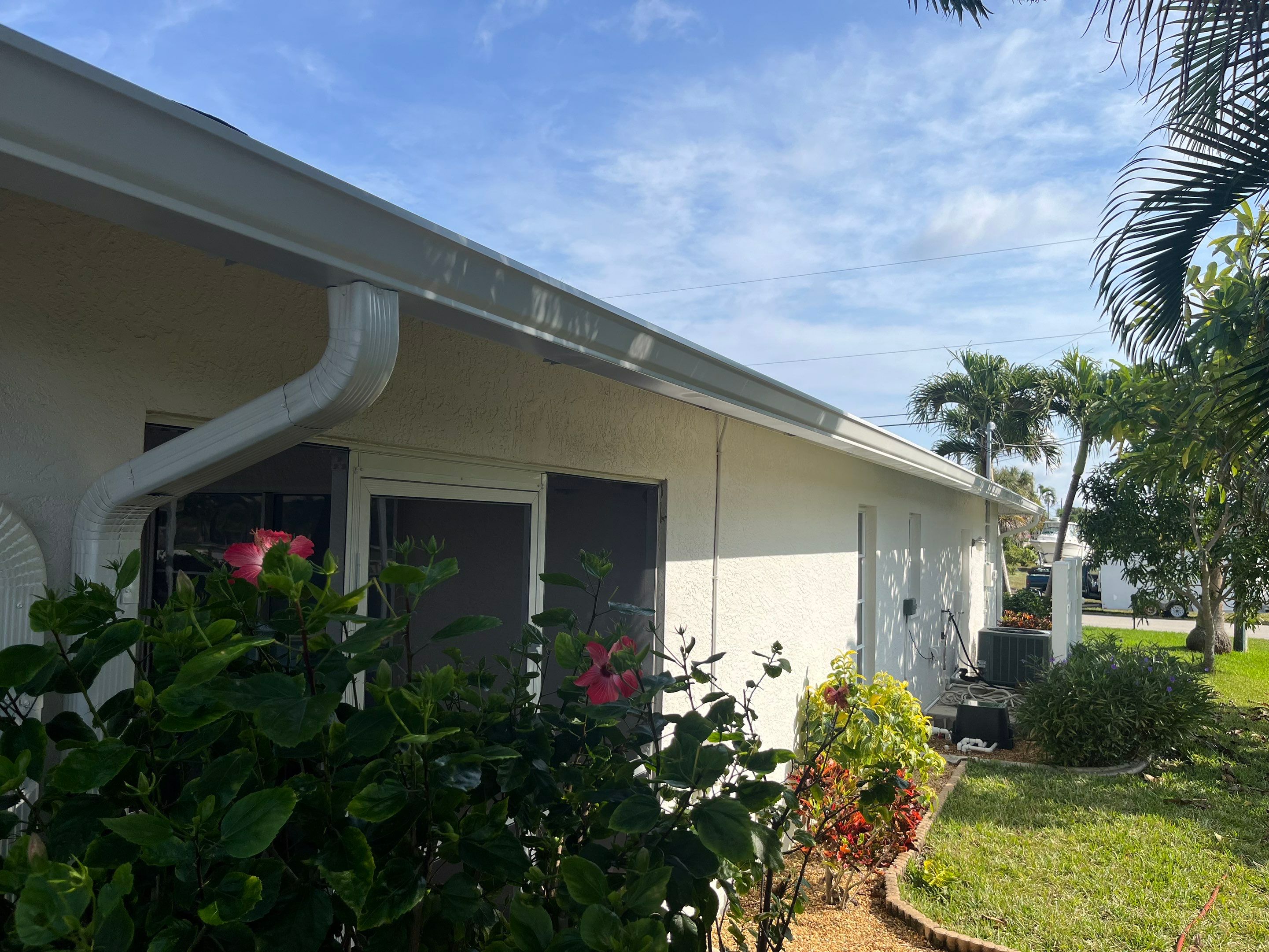 Soffit and Fascia Installation in Cape Coral FL by Gutter Professors
