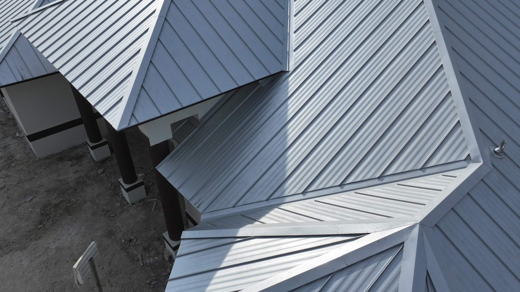 24ga 1" Nail-Strip Mill Finish by Total Roofing System The Metal Roof Experts