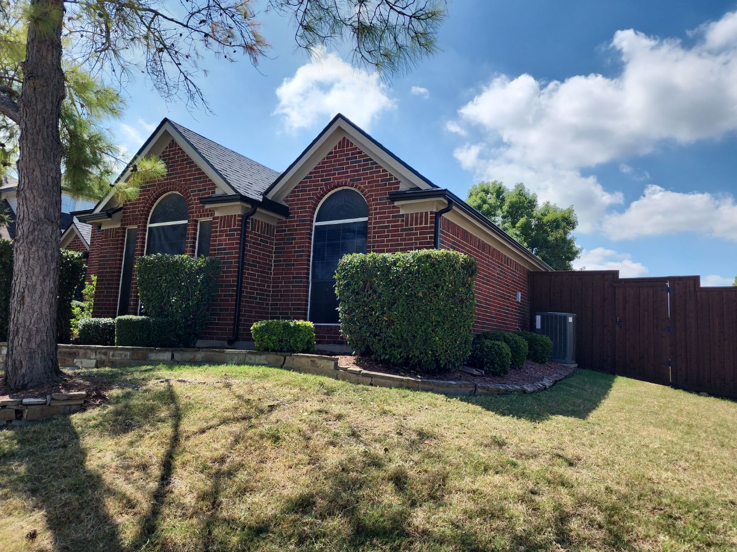 Exterior Makeover Reroof, Gutters and Exterior Paint by Tex-Line Roofing