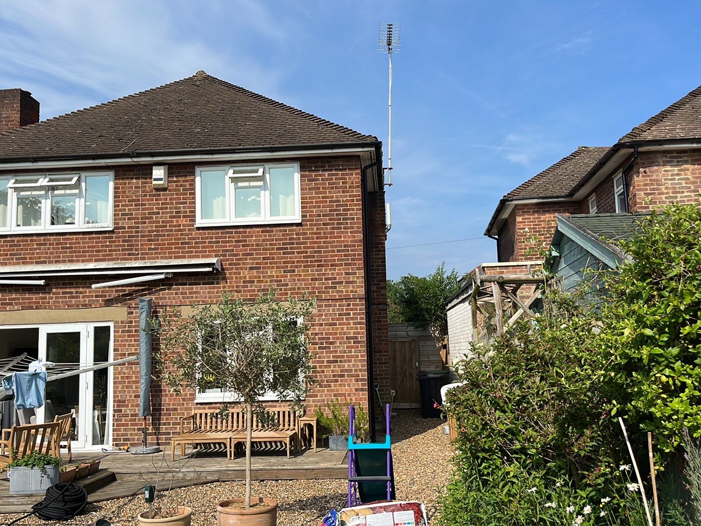 Roof Clean - Biocide Treatment using Mosmatic FSC and Biocide by Ges Exterior Cleaning ltd