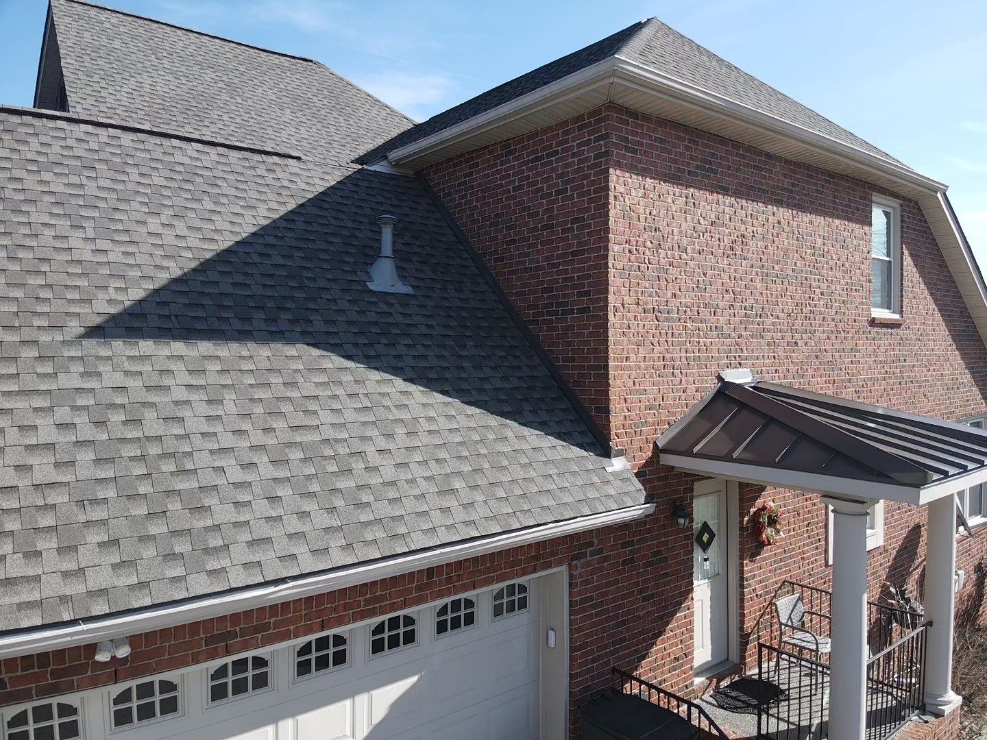 Residential Roofing Installation using GAF Timberline HDZ Weathered Wood Shingles by Undersun Roofing 