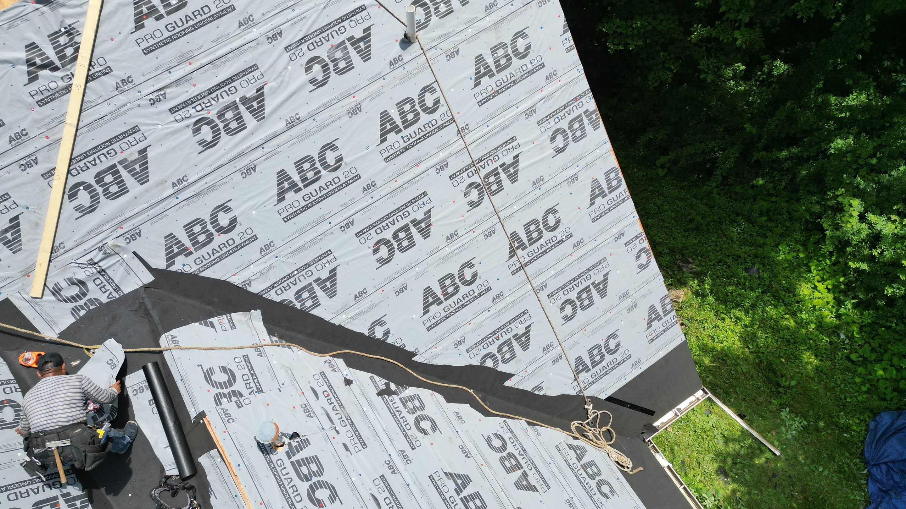 Residential Roofing Installation using Timberline HDZ Shingles - Charcoal by RoofX 