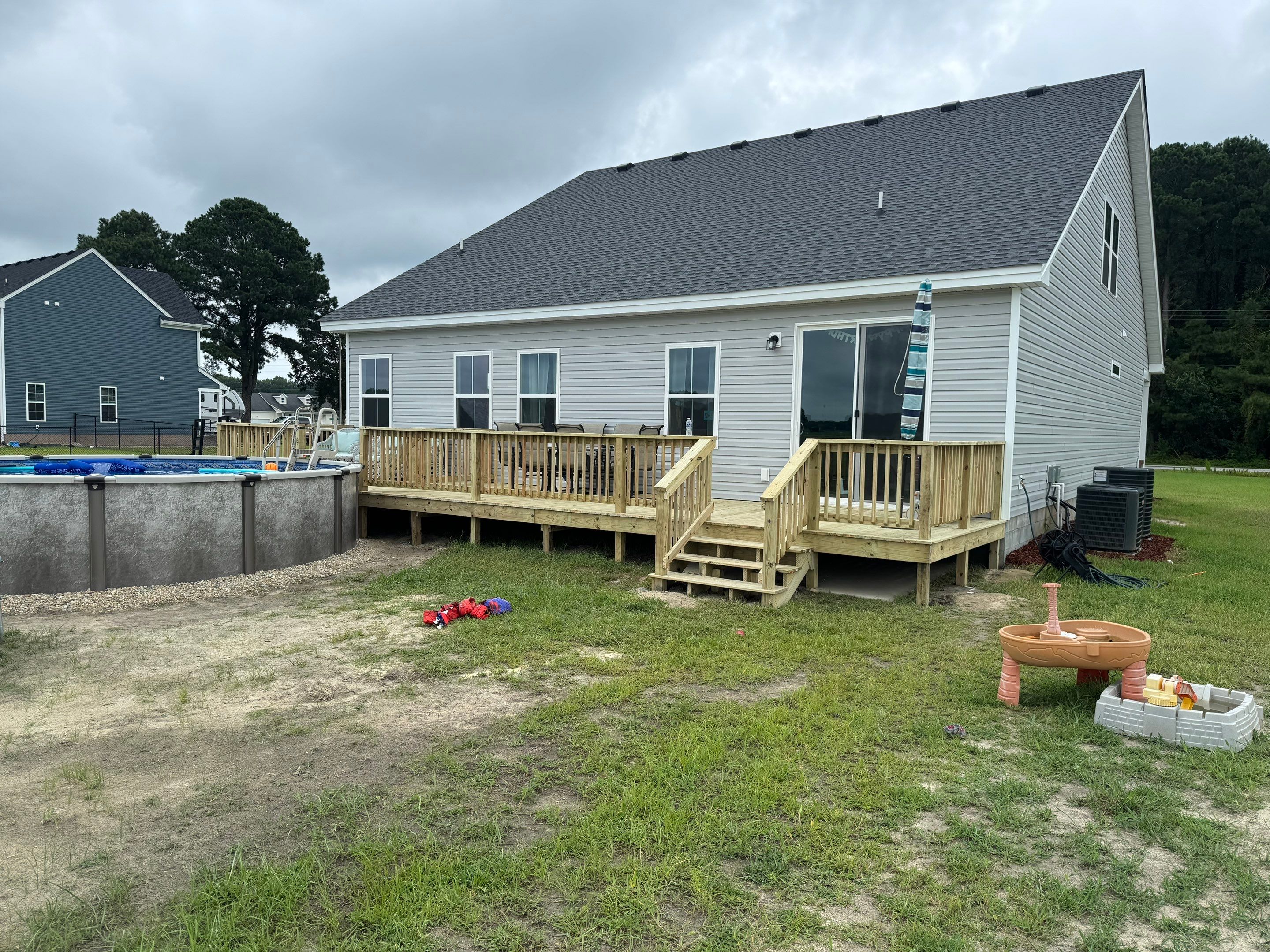 From Ordinary to Outdoor Oasis. by Tidewater Fence