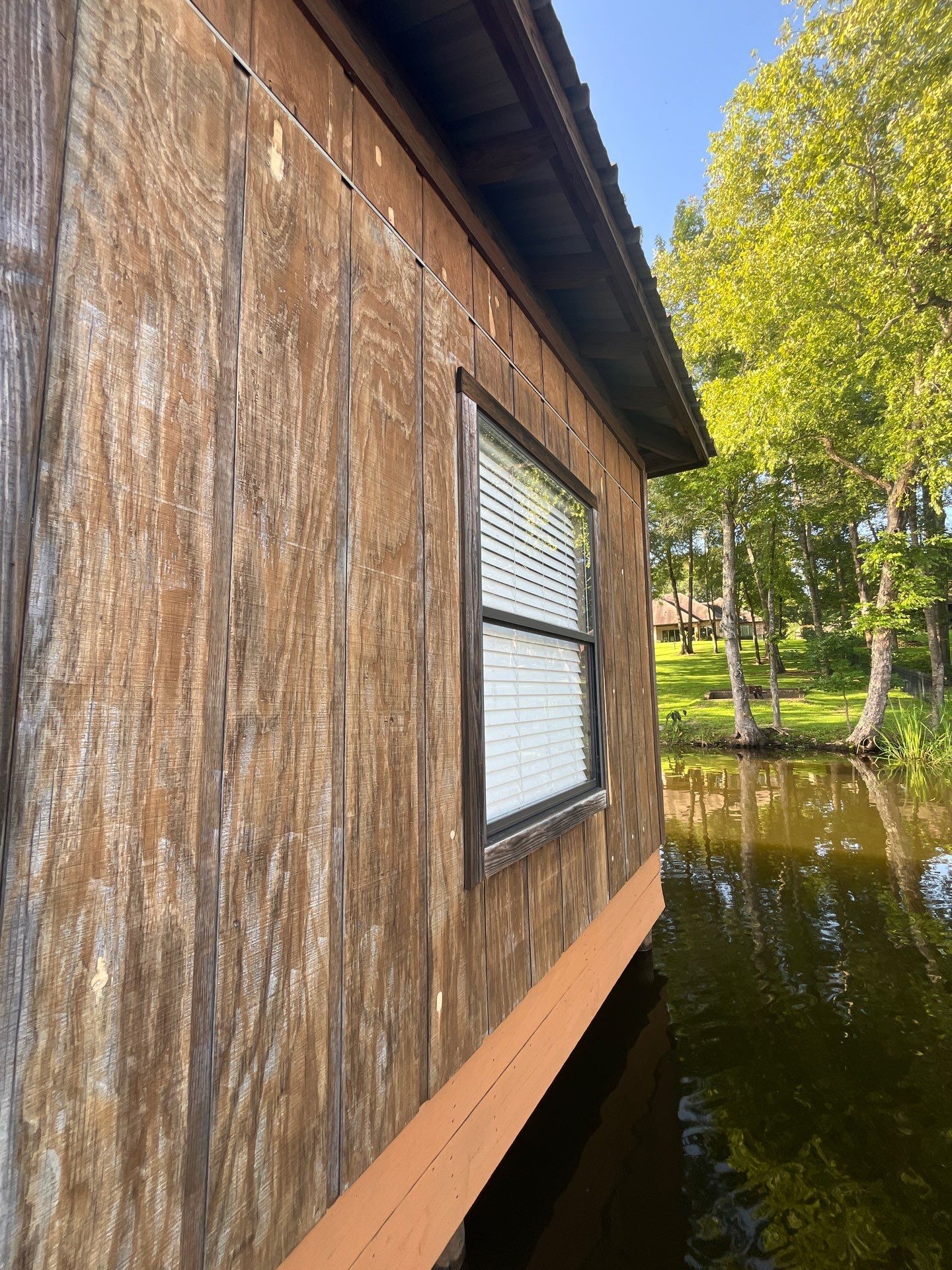 Exterior Painting in Arp, TX | Lake House & Deck Restoration by Quality Coats Painting