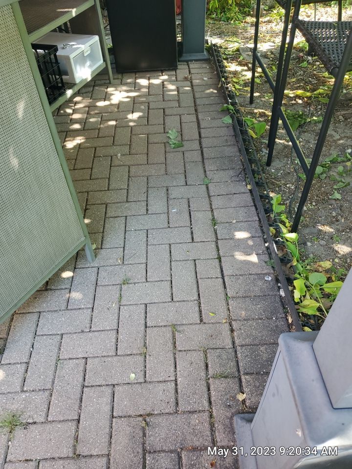 Brick paver clean, sand and seal. using Surebond SB-1300 by Northern Power Washing LLC.