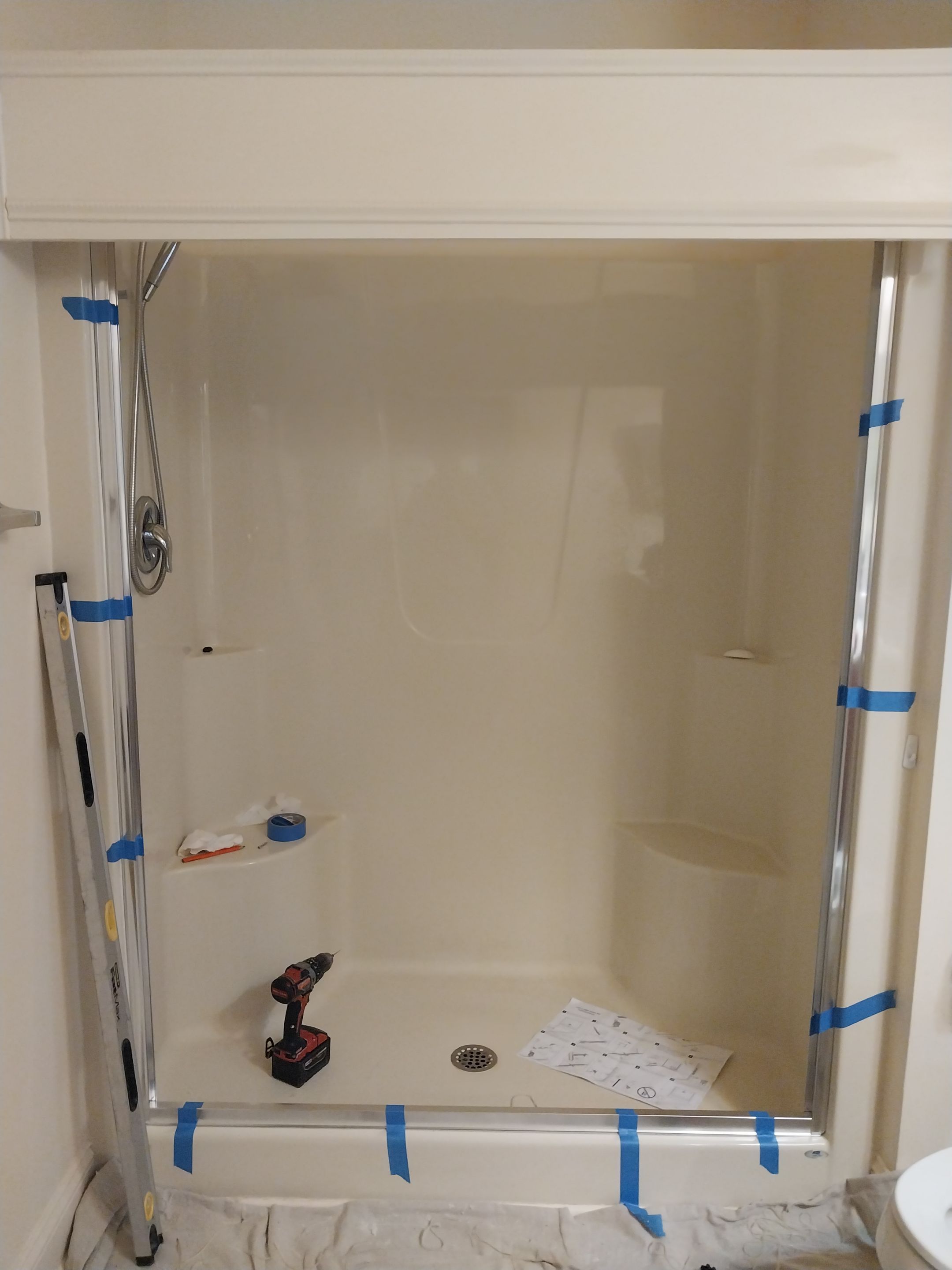 Shower door replacement  by Laser Focused Solutions LLC