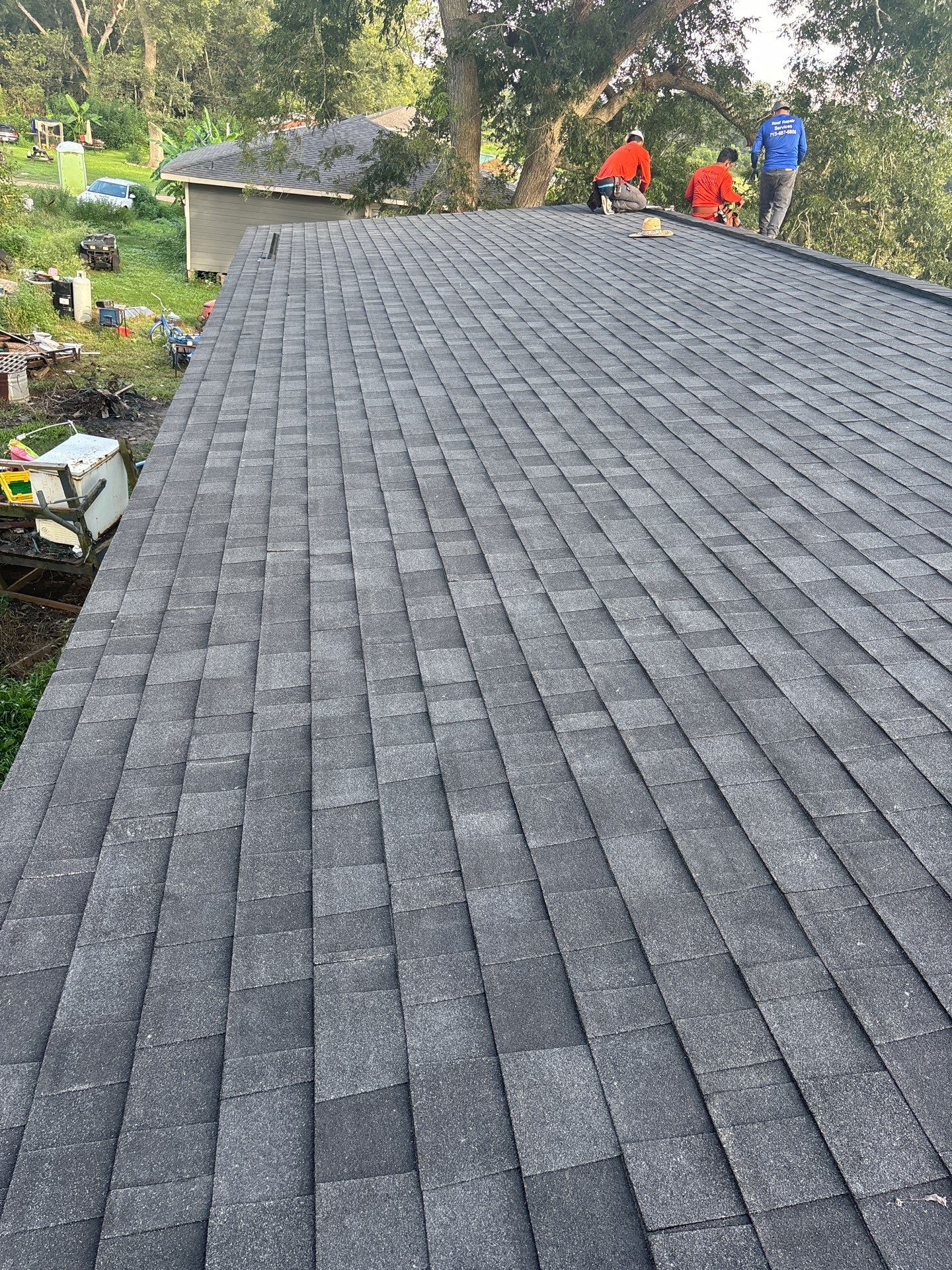 Residential Roofing Installation using Owen's Corning Duration (Lifetime) Shingles by Roof Repair Company