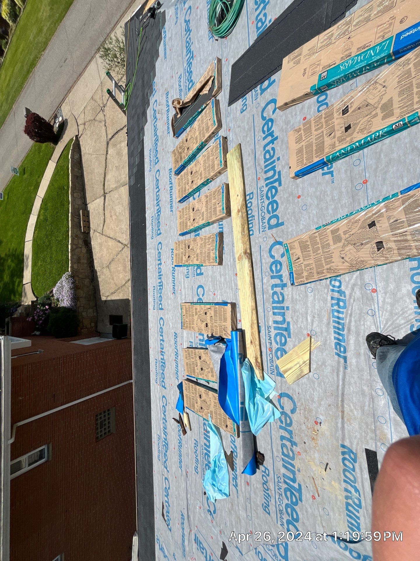 Residential Roofing Installation using Certainteed Landmark Pro Shingles by Fahey Roofing + Contracting