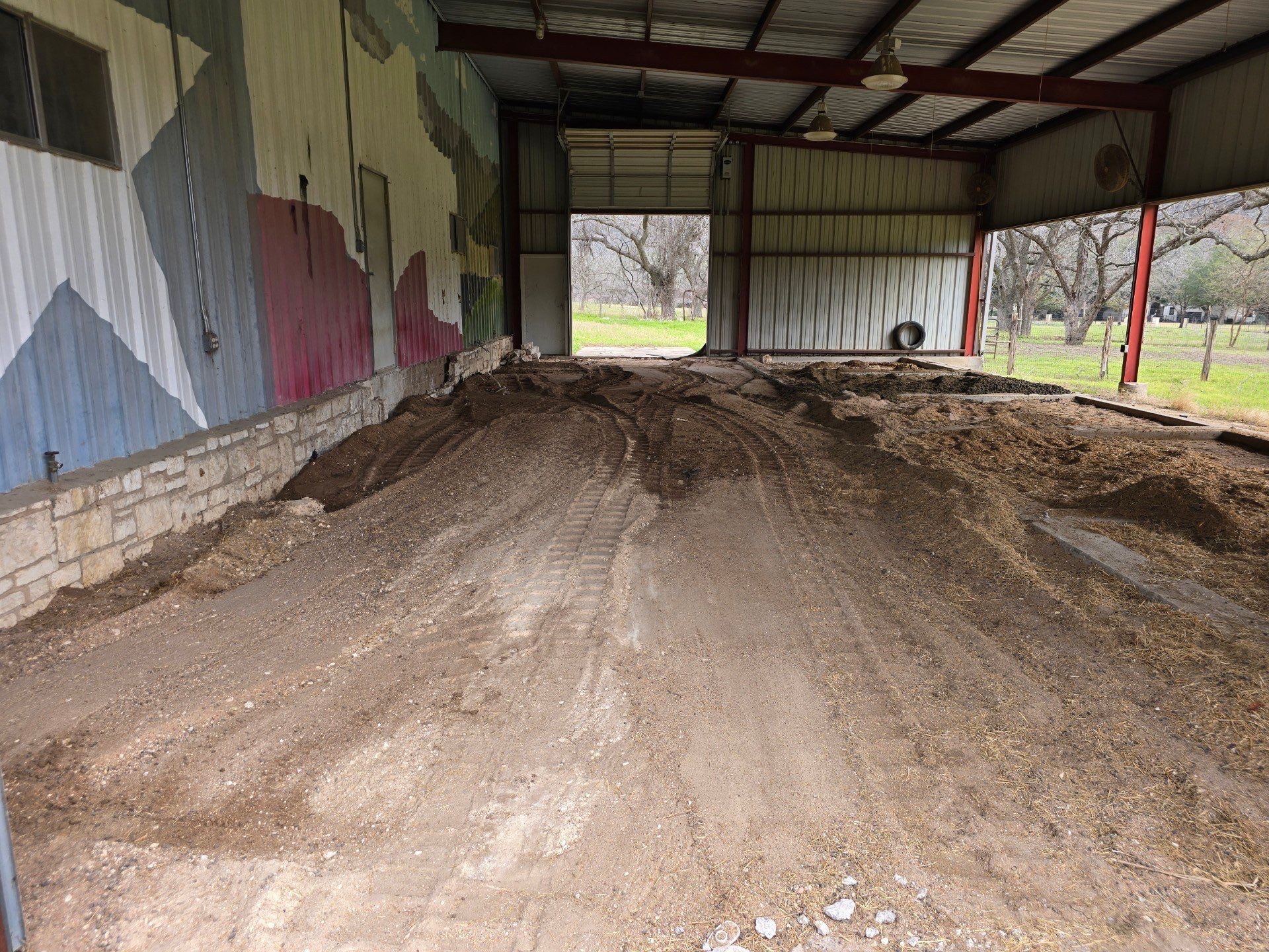 Pickleball Court in Barn on Lake Austin by Sport Court Austin