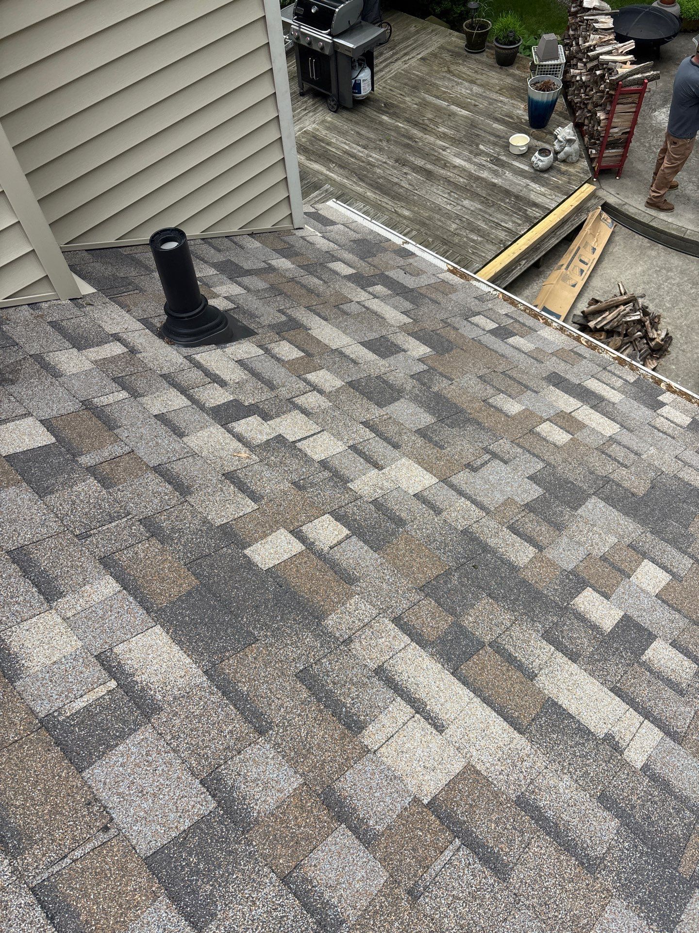 Roof Replacement using Owens Corning Sand Dune by 180 Contractors