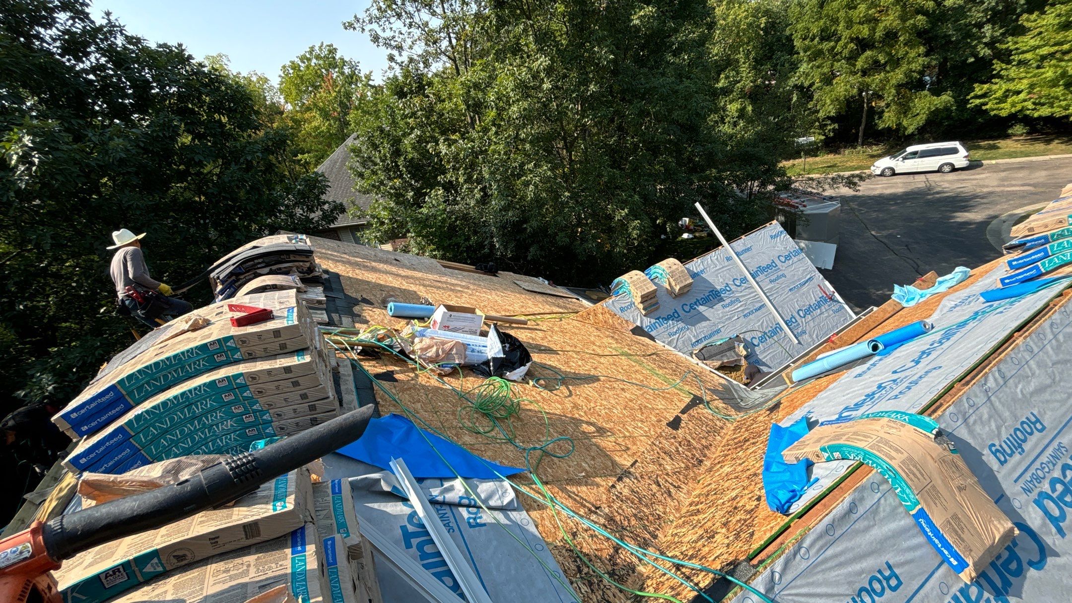 Roof Replacement using CertainTeed Landmark by 180 Contractors