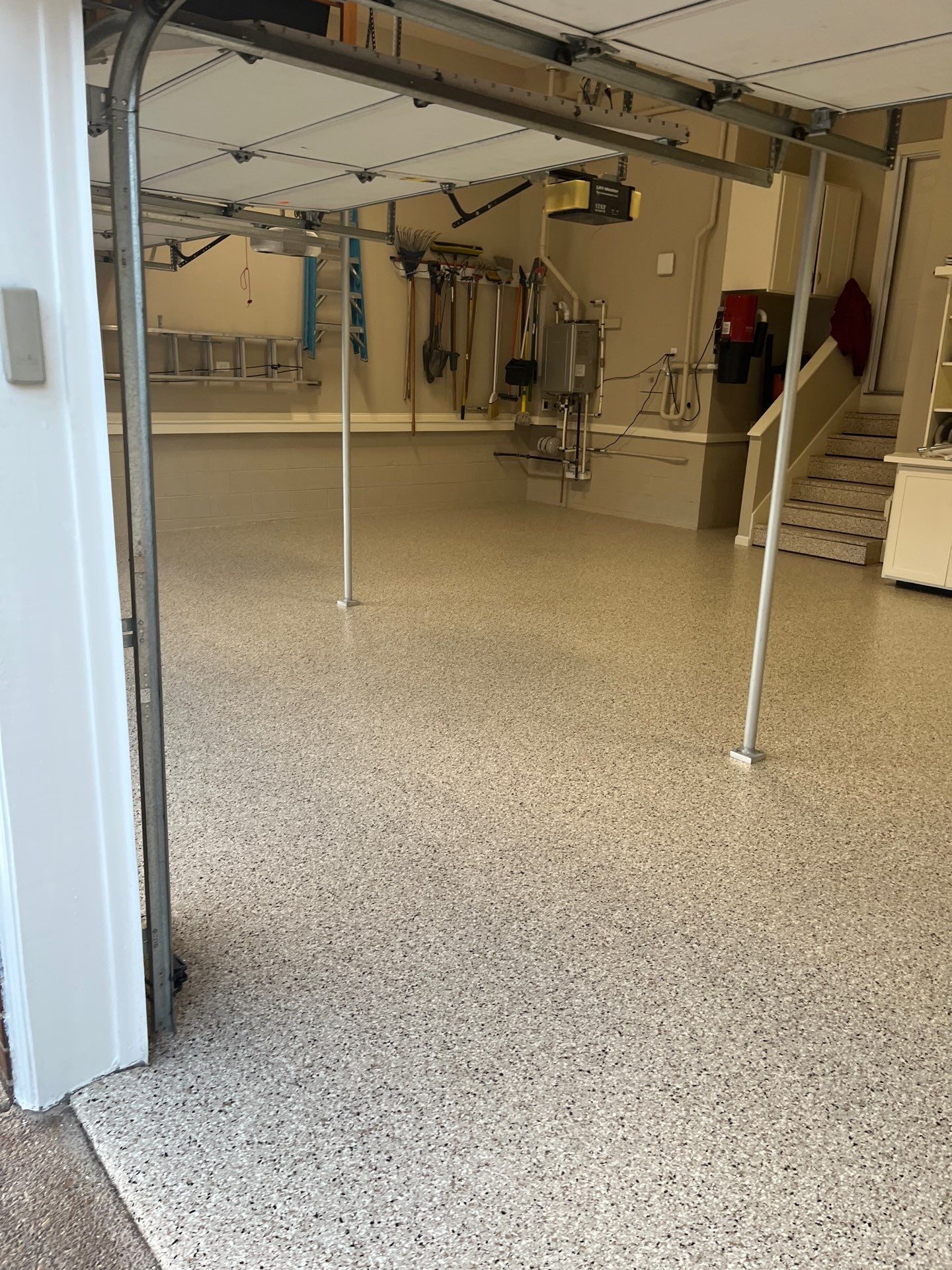 Garage Floor Coating using Shoreline by My Garage Floor Guys