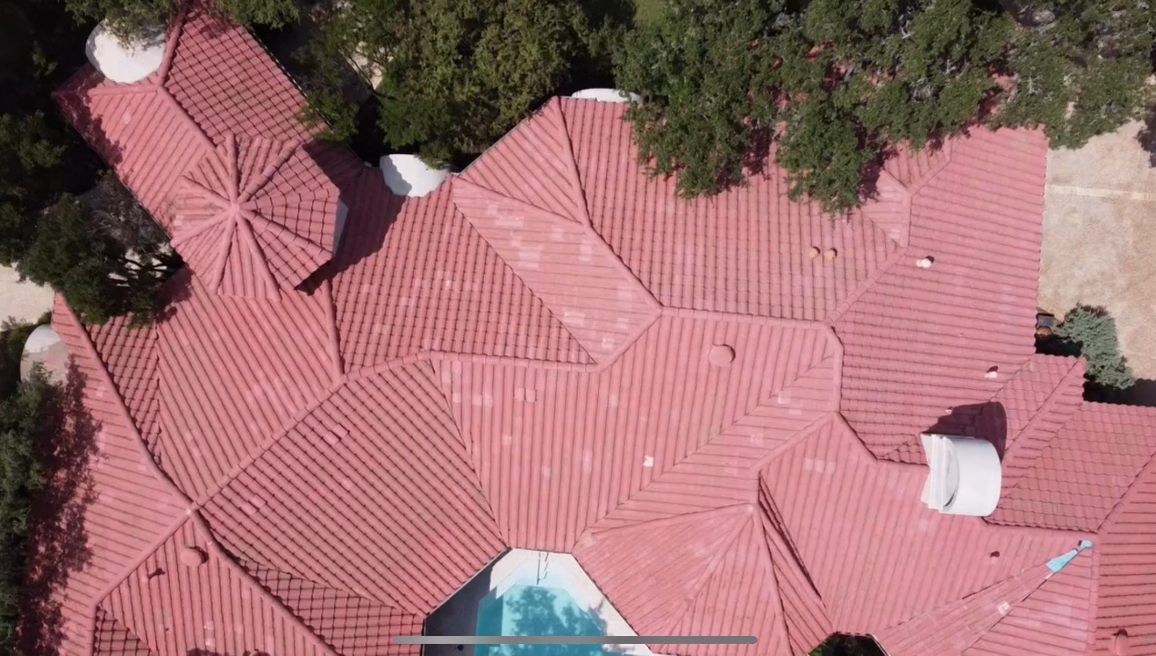 Tile Roof Wash Project in San Antonio by Bright Choice