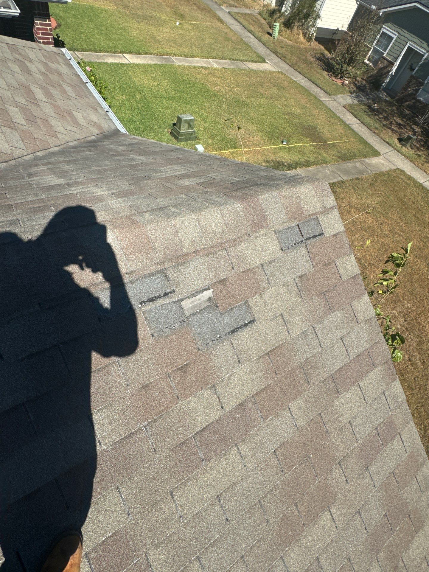 Hail Damage using Owen's Corning Duration (Lifetime) Shingles by Roof Repair Company