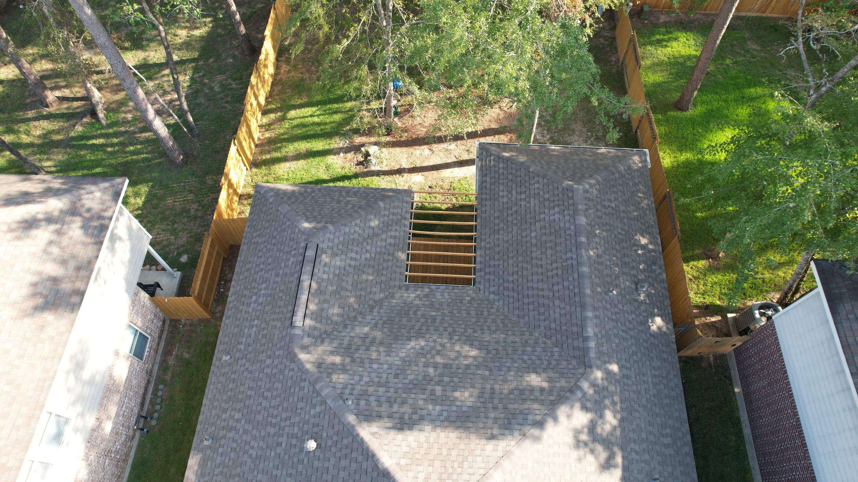Roof Replacement on a Wooded Lot — Spring, TX by PL Roofing & SB Roofing, LLC.