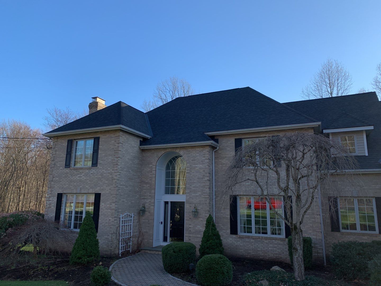 Residential Roofing Installation using Owens Corning TruDefinition Onyx Black by A Plus Exterior