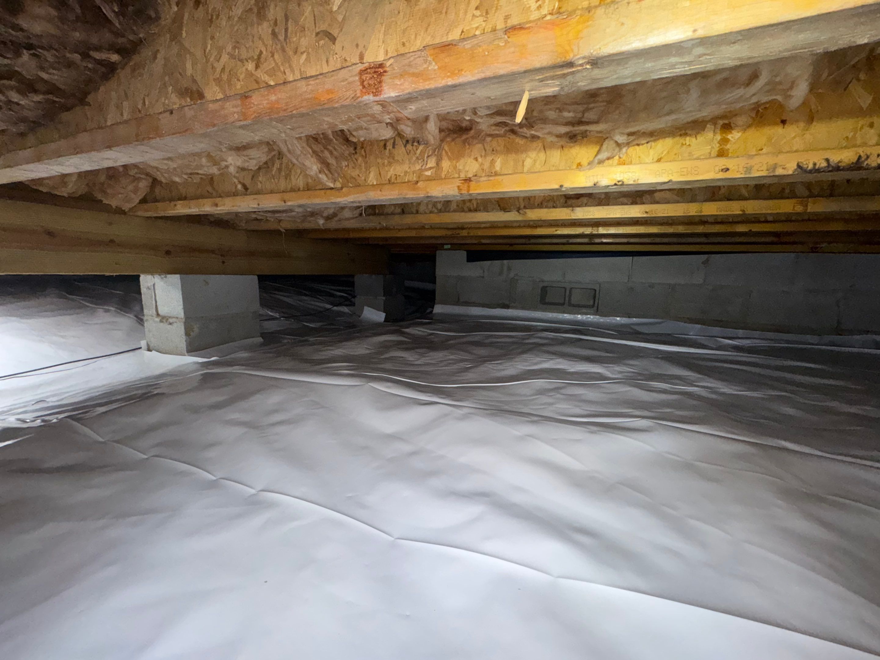 Project in Franklin by Patriot Crawl Space Repairs