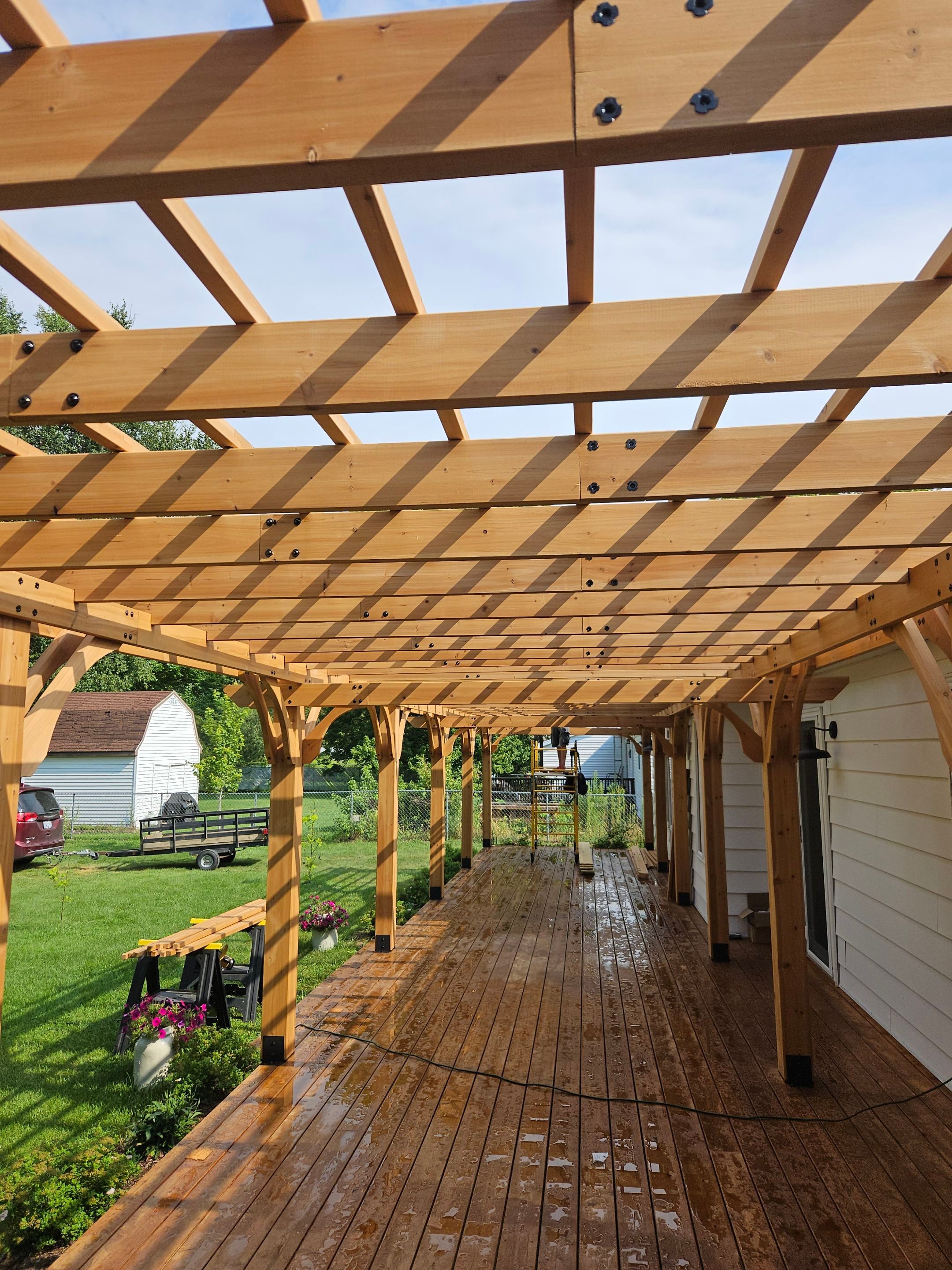 New Pergola by Clark Builders LLC