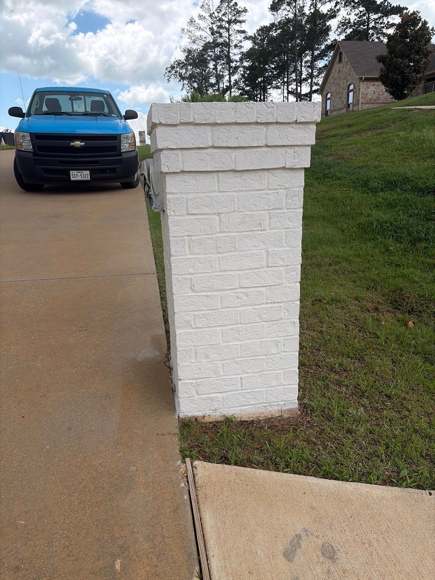 Bright Brick Repaint in Tyler, TX by Quality Coats Painting