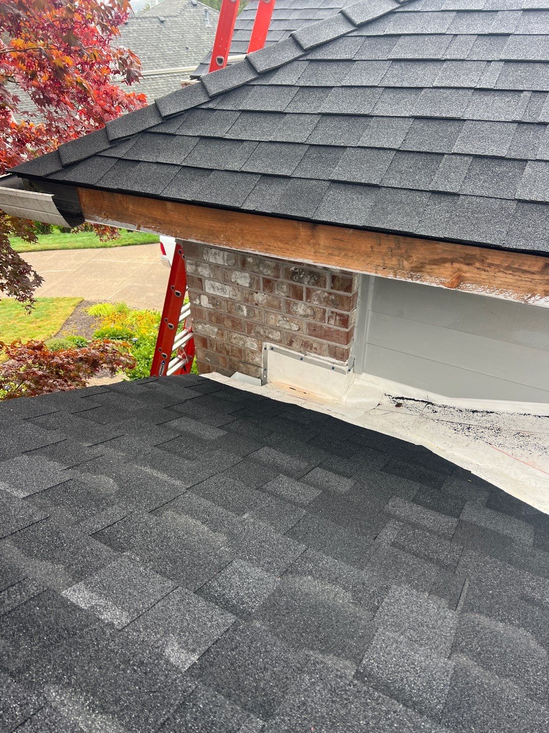 Residential Roofing Installation using IKO Dynasty (Color: Granite Black) by Orezona Building & Roofing Company, Inc.