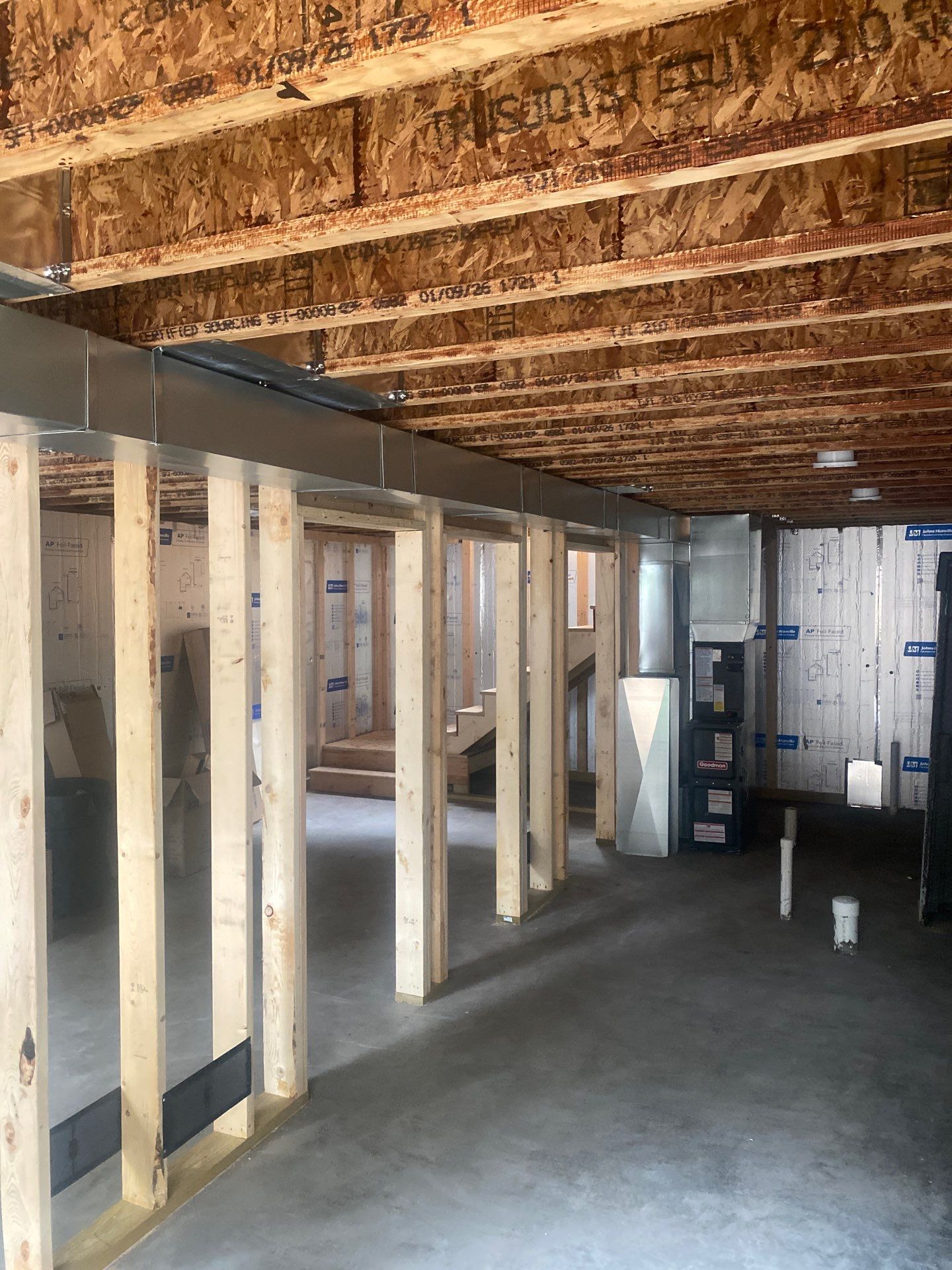 Goodman Furnace and HVAC Ductwork Installation in Pepin