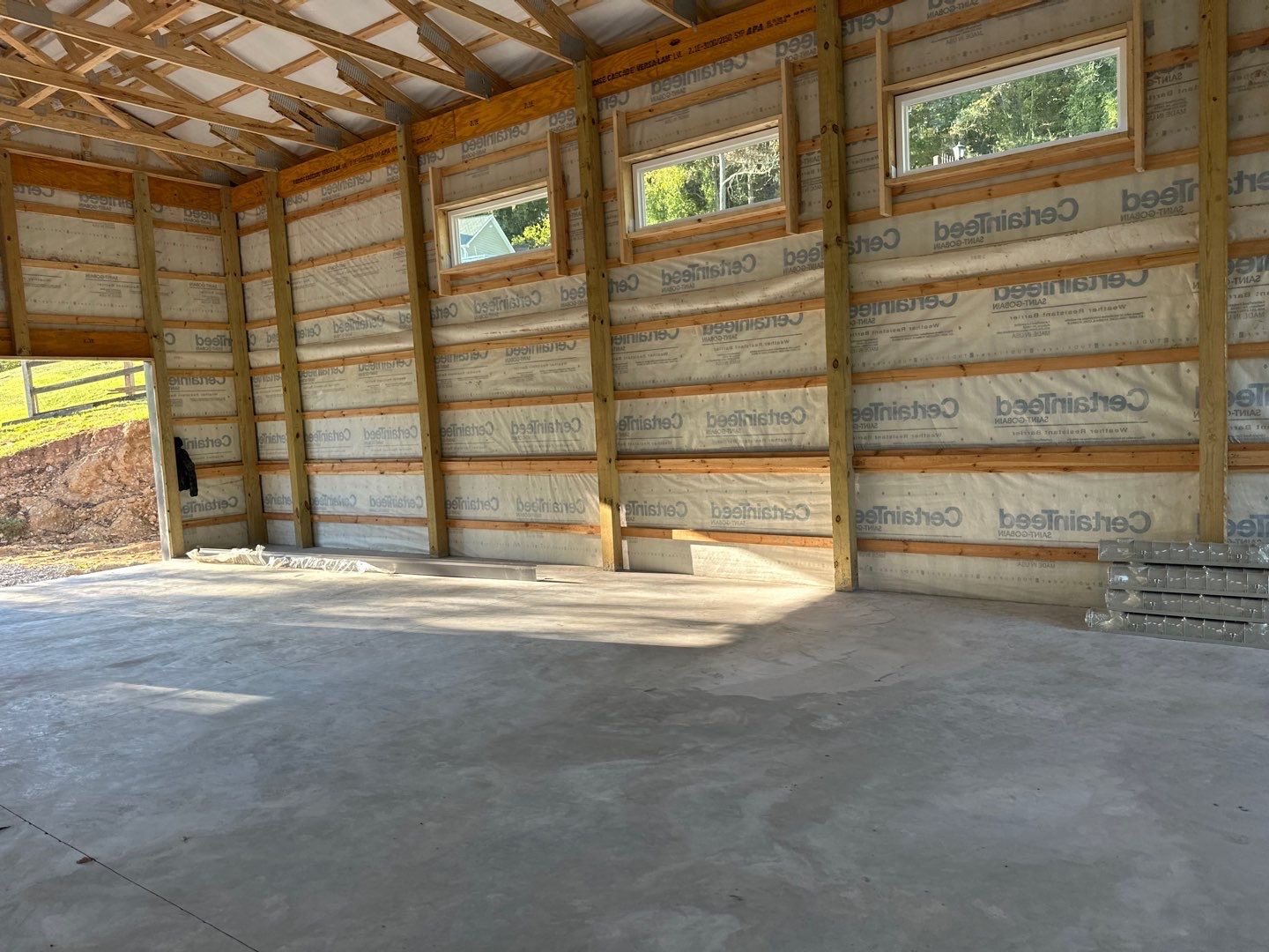 Large Garage Build by Bec Construction Llc