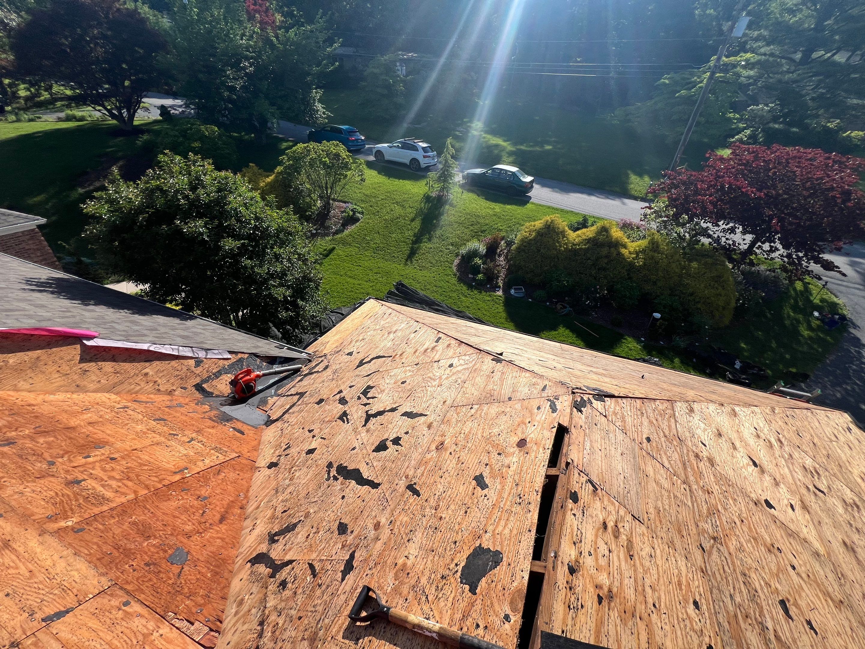 Residential Roof Replacement and Sheathing Repair in Frederick by Frederick Roof Repair