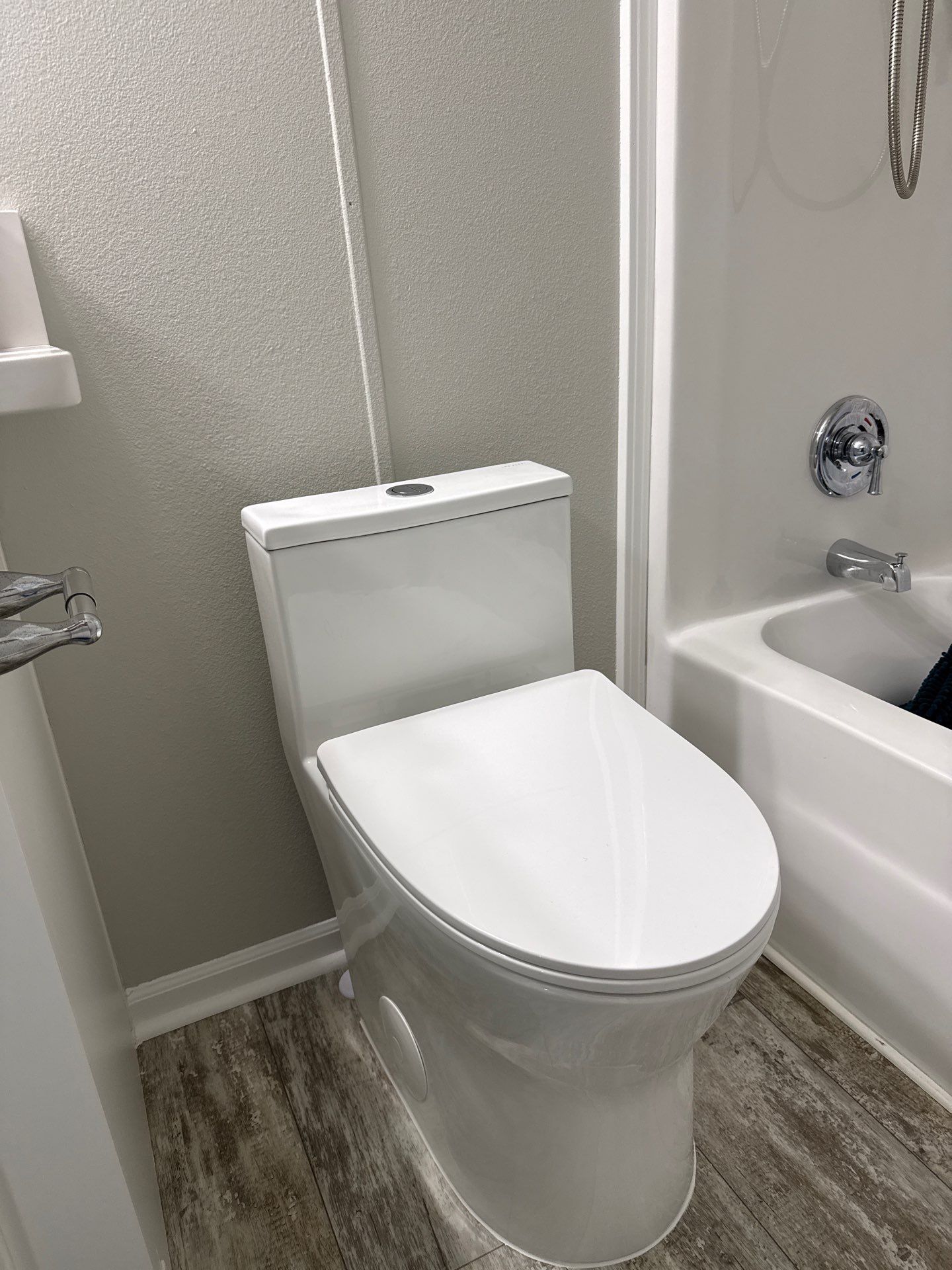 One Piece toilet install by Elite Trade Services LLC