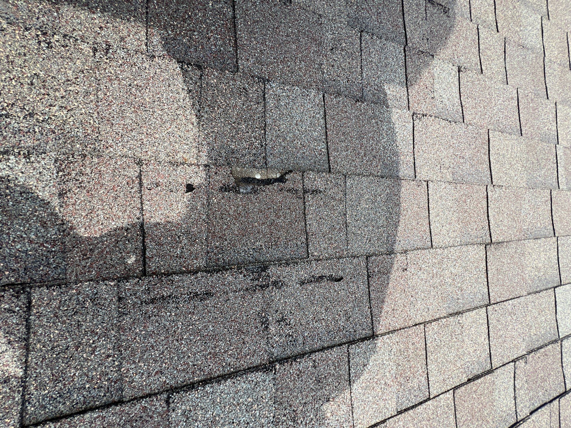 Hail Damage using Owen's Corning Duration (Lifetime) Shingles by Roof Repair Company