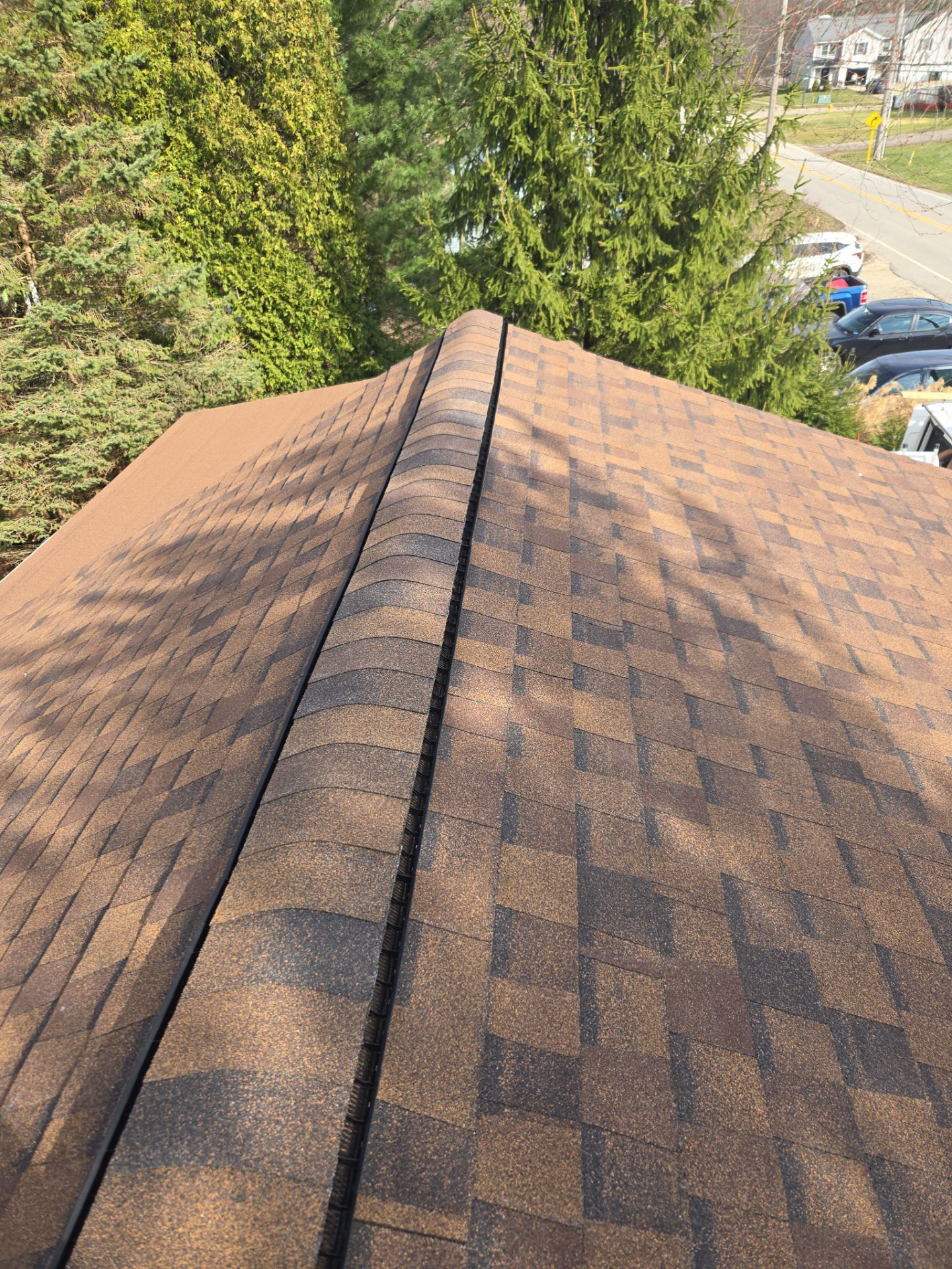 Rodney R: Atlas Pinnacle, Color, Burnt Hickory, Drip Edge, Color, Musket Brown by Eagle Eye Roofing