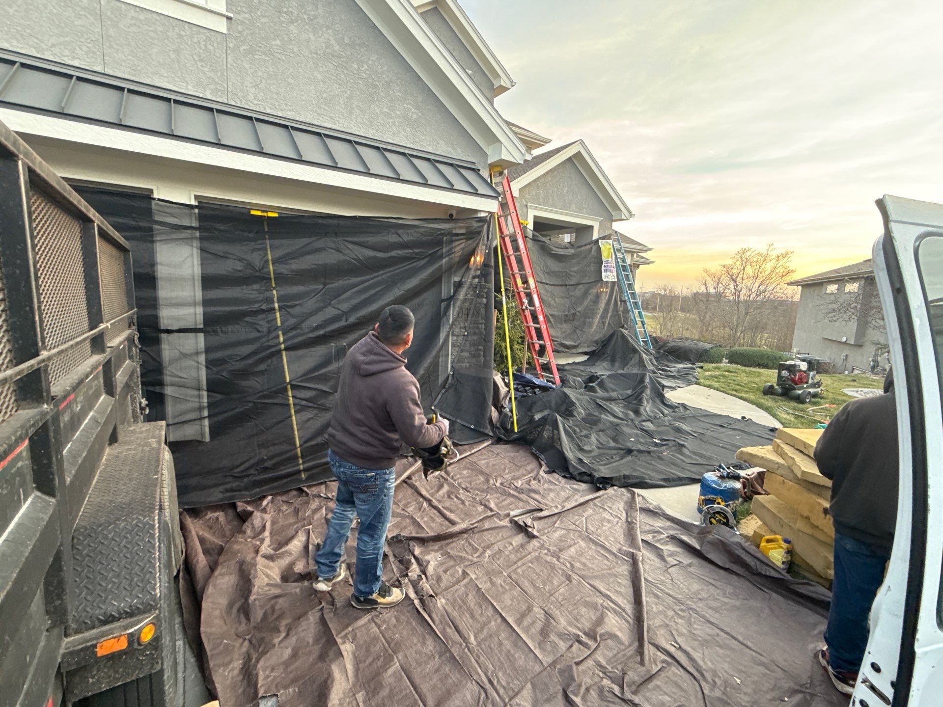 Hail Damaged Roof replacement in Staley Farms  by EEC  Windows, Siding & Roofing 