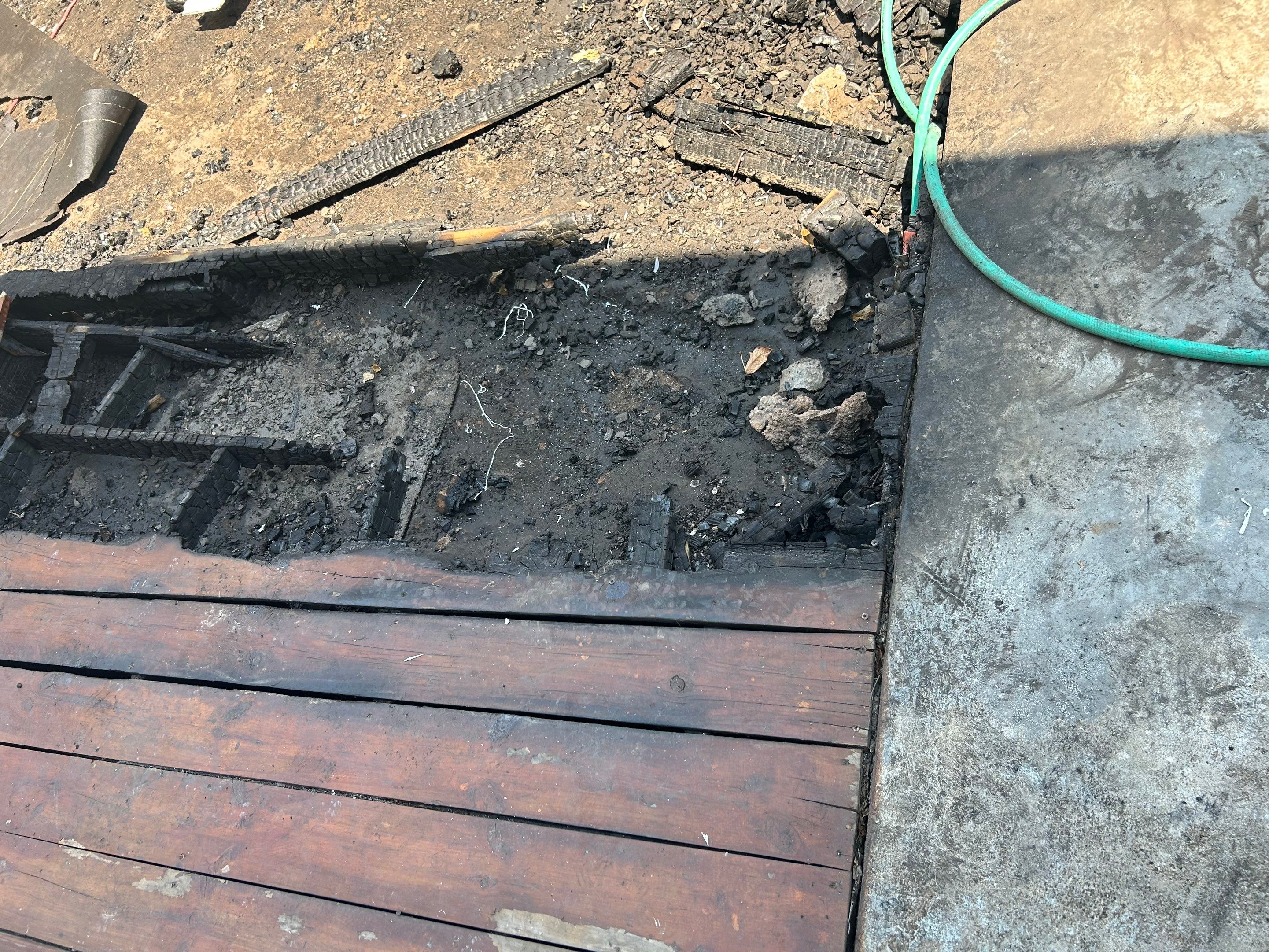 Deck and Siding Replacement from Fire Damage by JTX Pro Services LLC