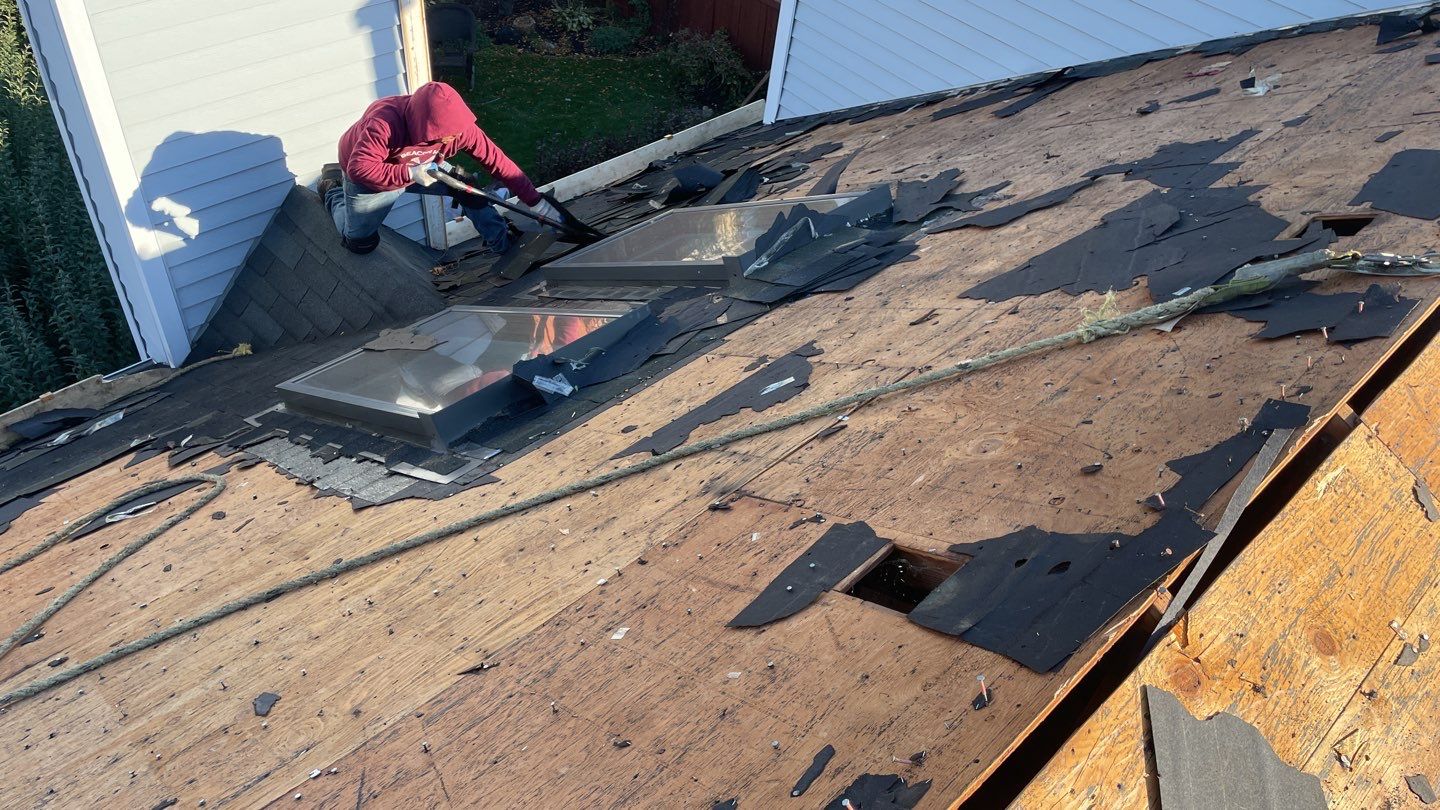 Multi-family unit roof replacement. using GAF Timberline HDZ by Pro Home Services Inc