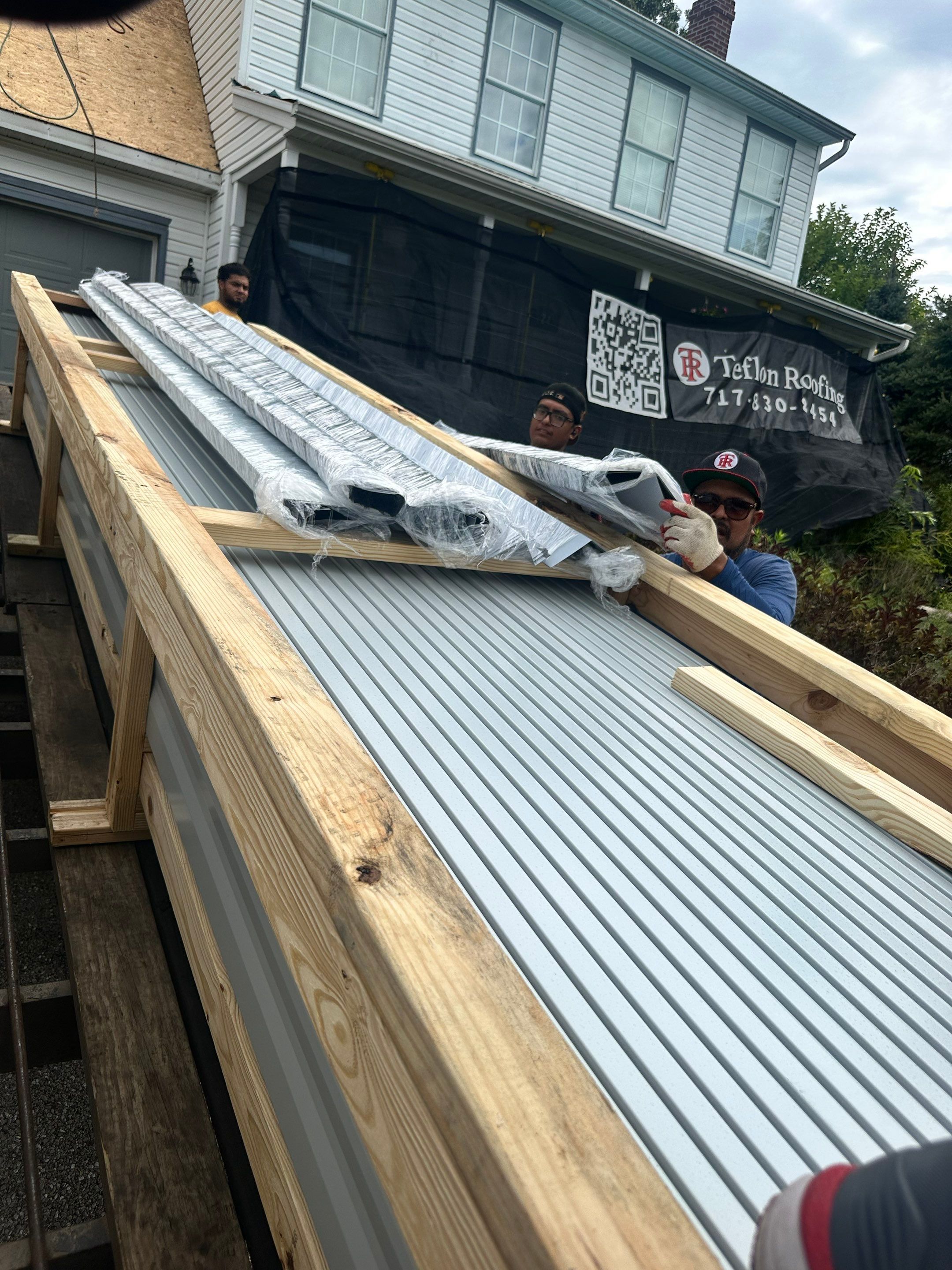 12" Mechanical Seam by Teflon Roofing