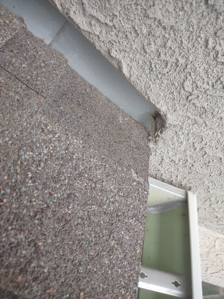 Roof Damage by Bros Roofing