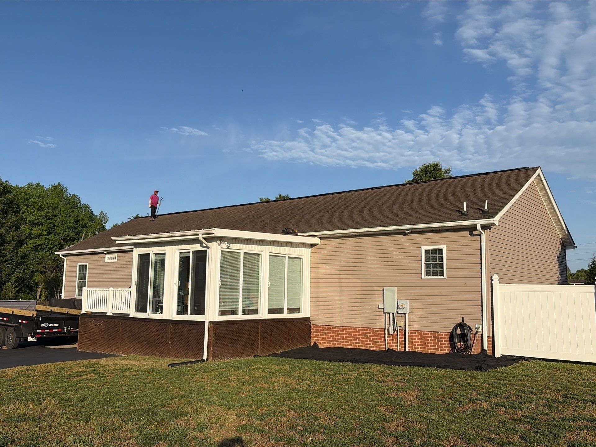Roof Replacement  by D.L. Williams Roofing 