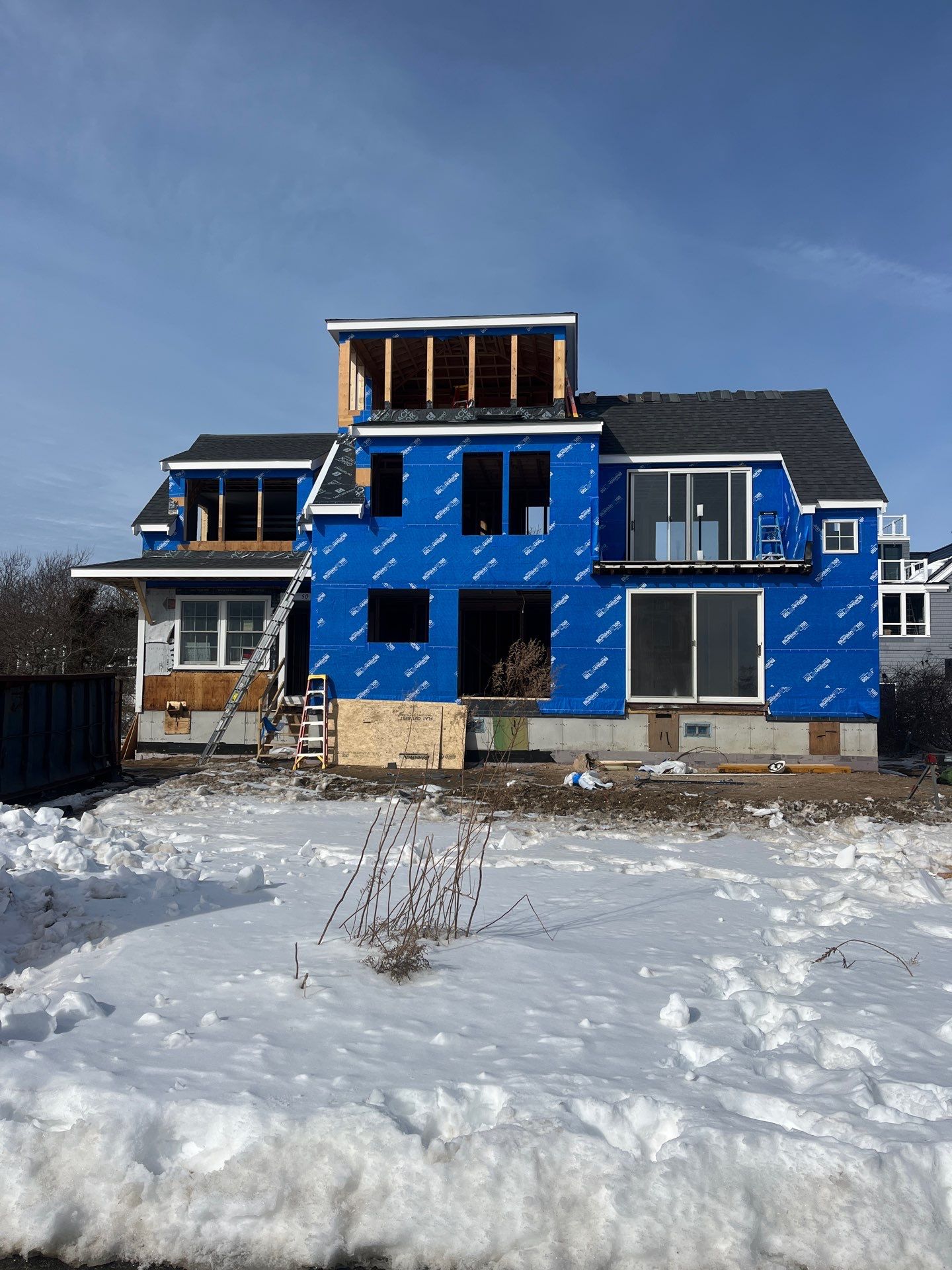 House Elevation and Structural Foundation Reconstruction in West Yarmouth by Lewis Bay Management