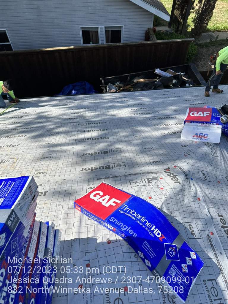 Project in Dallas by Zeus Exteriors