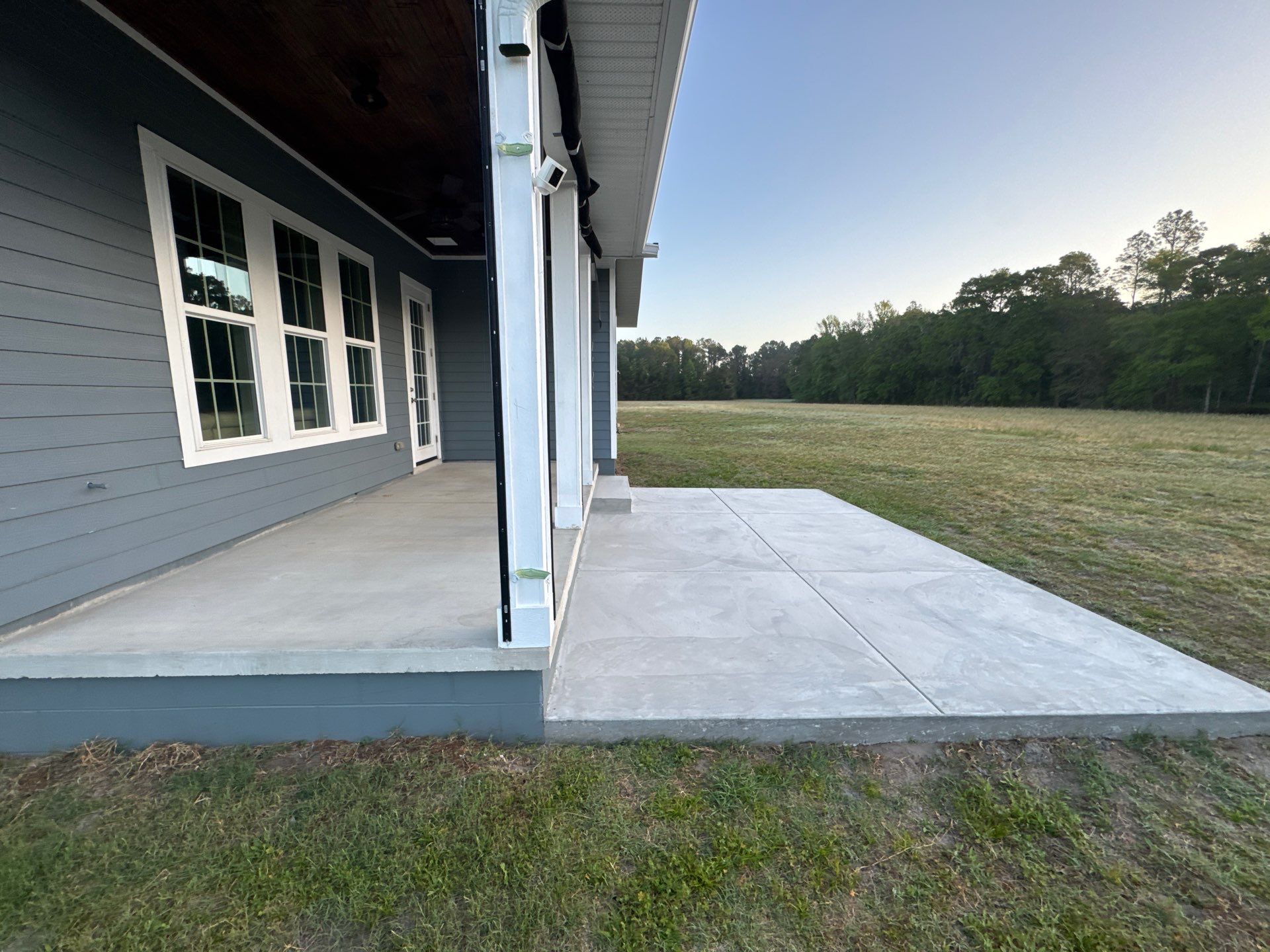 Back Patio in Slate Stone by Cross Creek Concrete Coatings