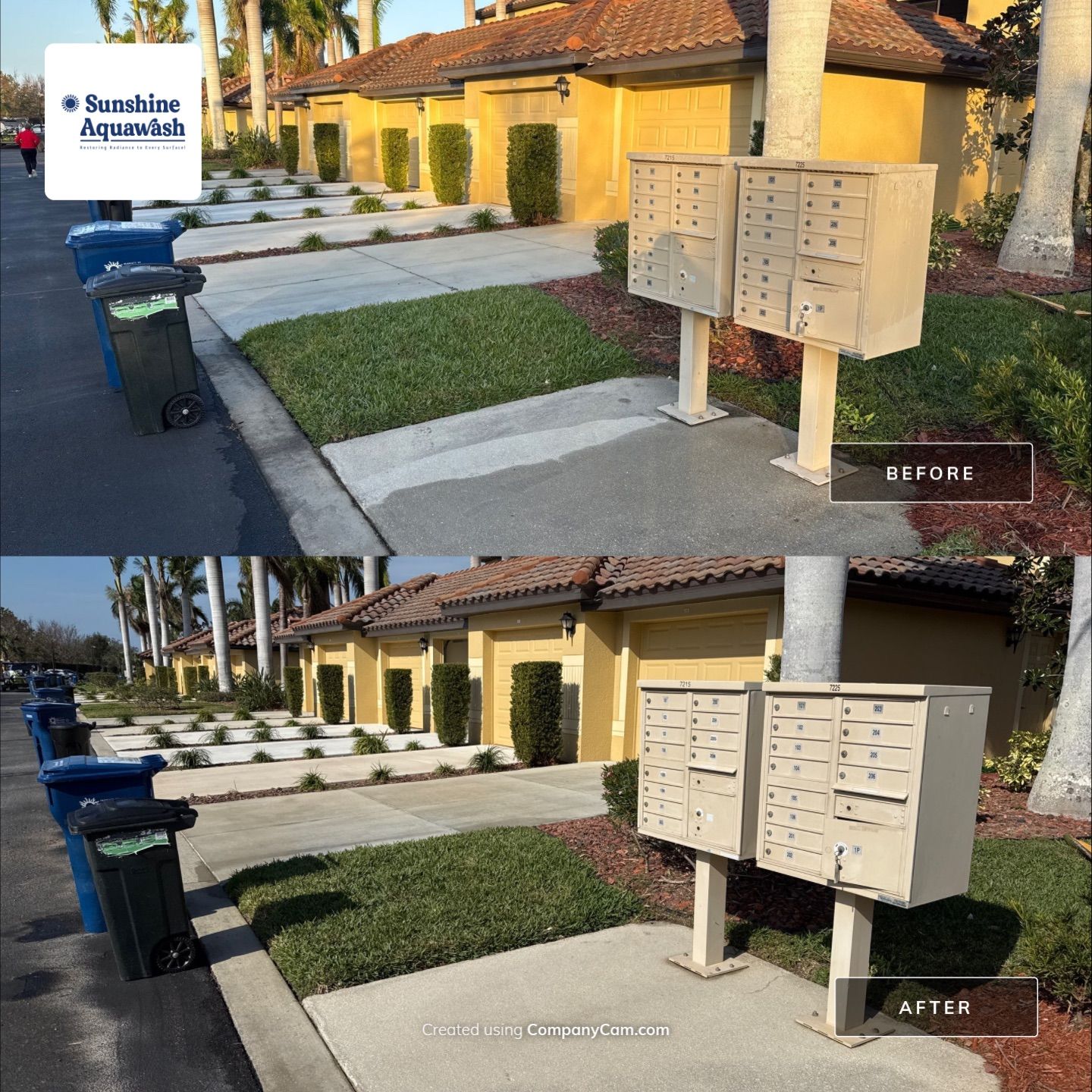 HOA Community Cleaning at River Strand Community Bradenton, FL by Sunshine AquaWash