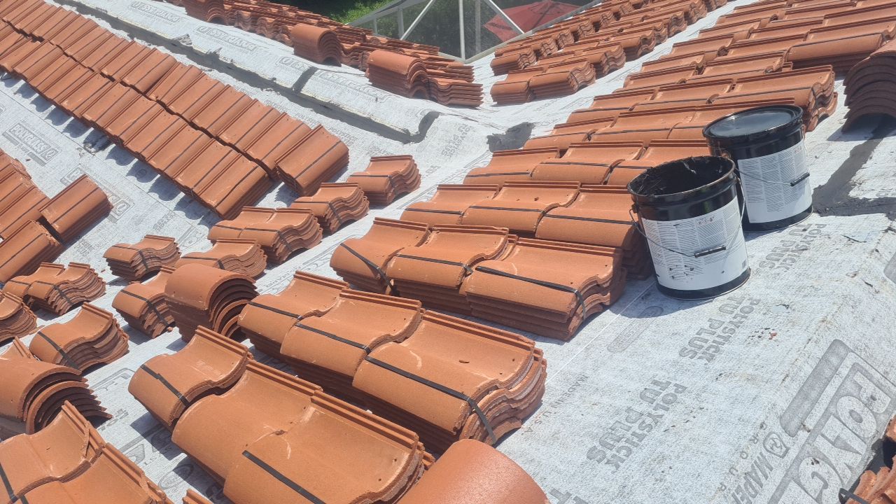 Residential Roofing Installation using Eagle Roofing Tile by BLUES BROTHERS ROOFING