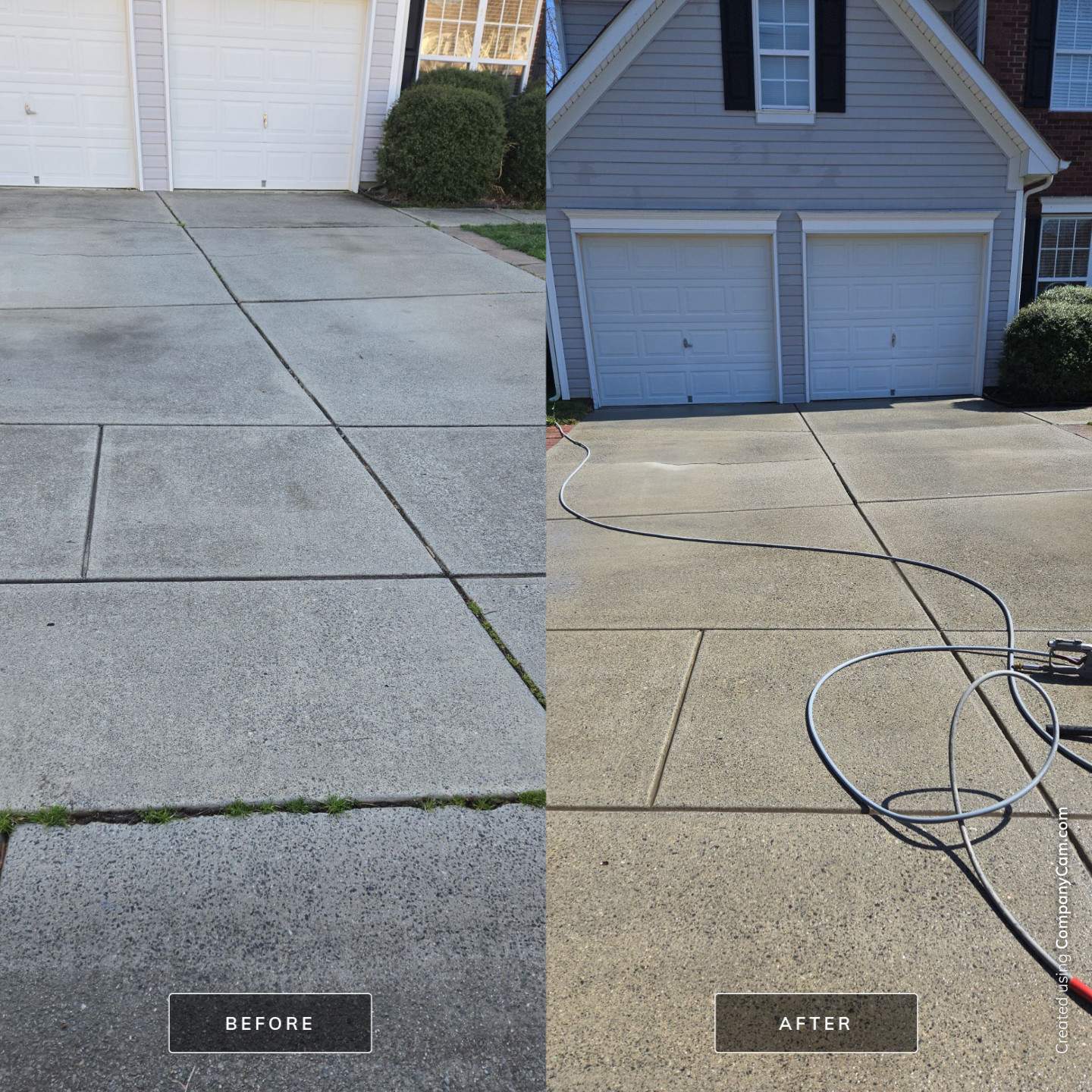 House Wash using cleaner by Power Wash Masters LLC
