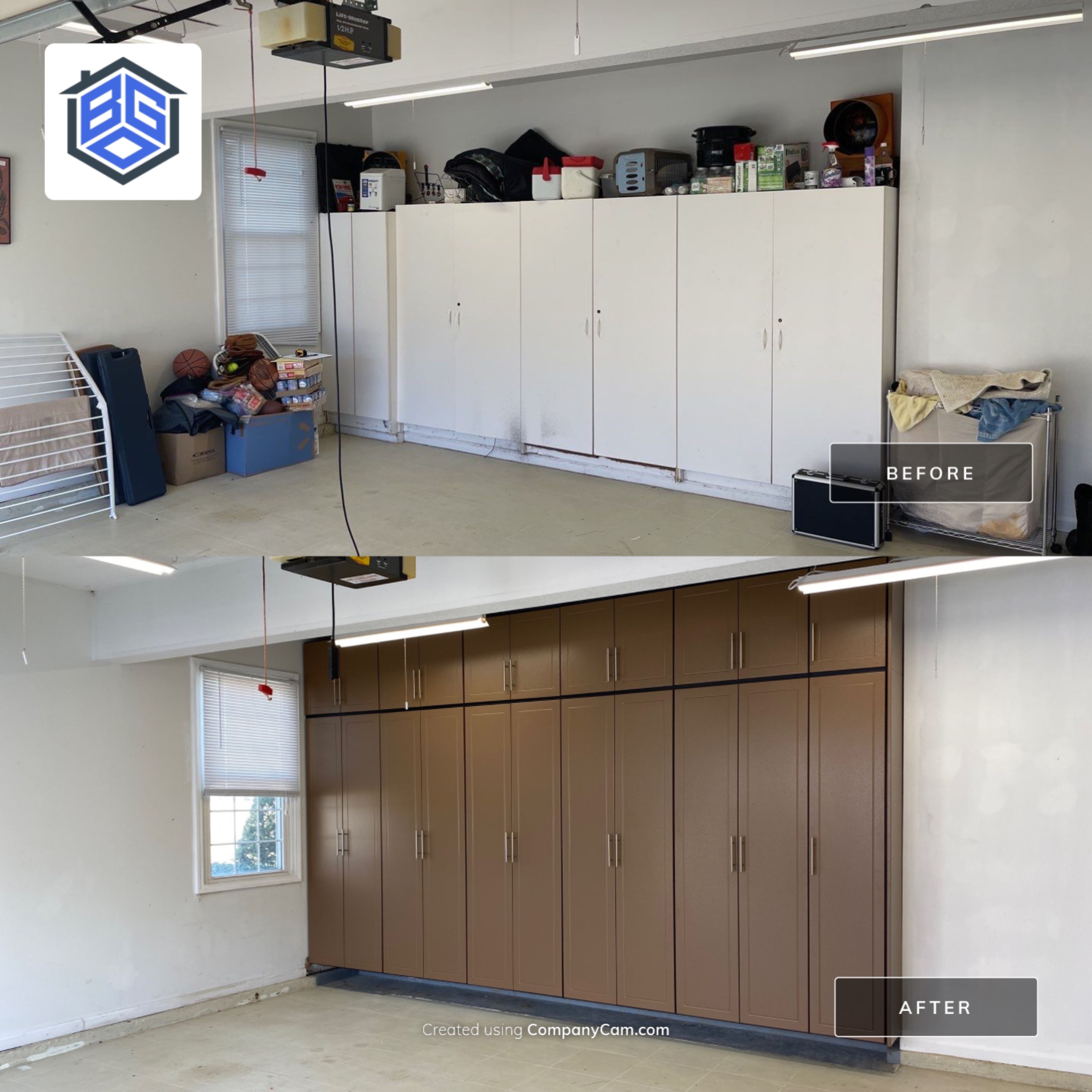 Anthony G. - Upgrades existing cabinets! by Banner Garage