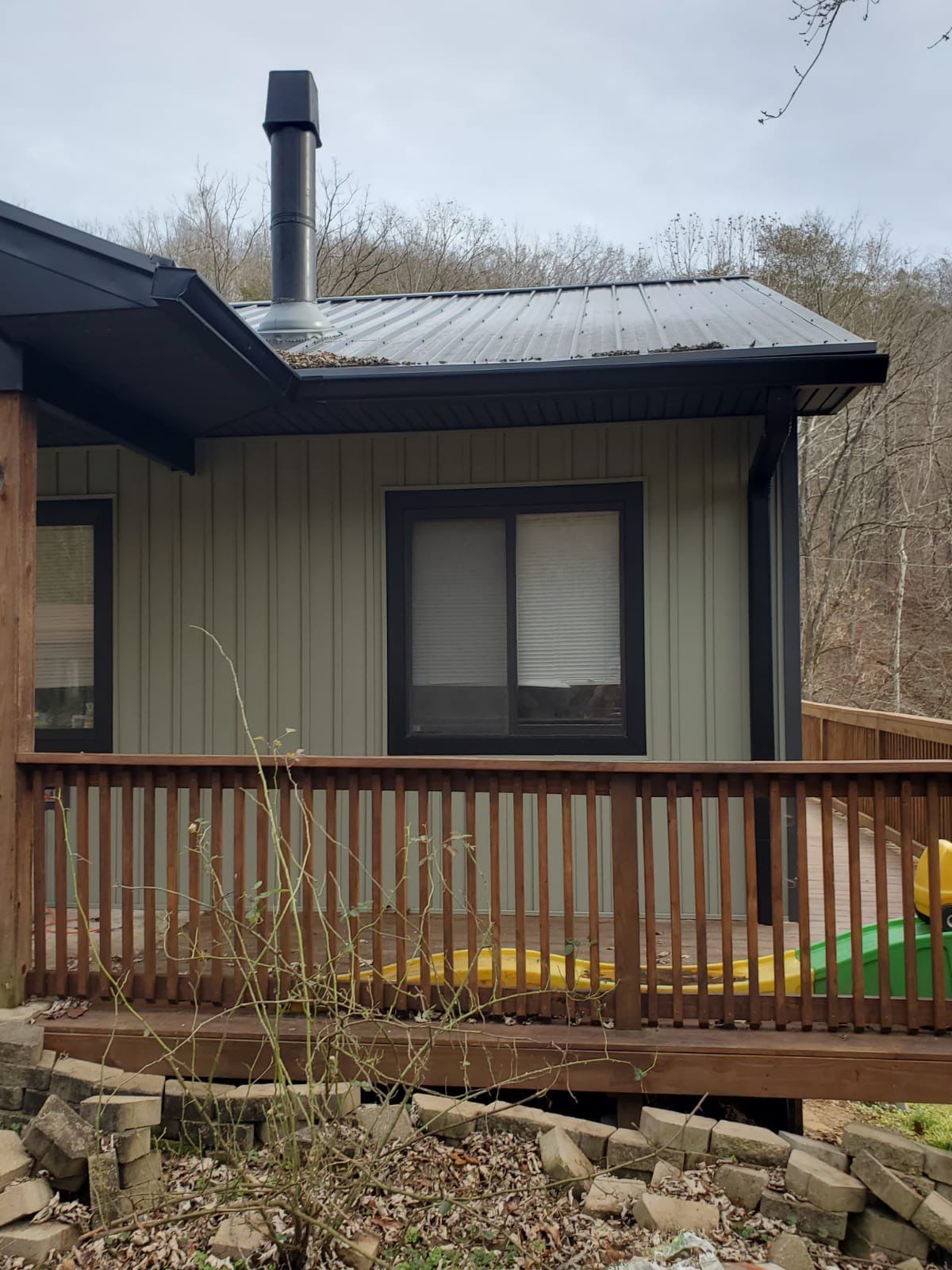 Metal Roof and Vinyl Siding, Soffit, Gutters using LifeTite Premium metal roofing  by Secure Construction Company Inc