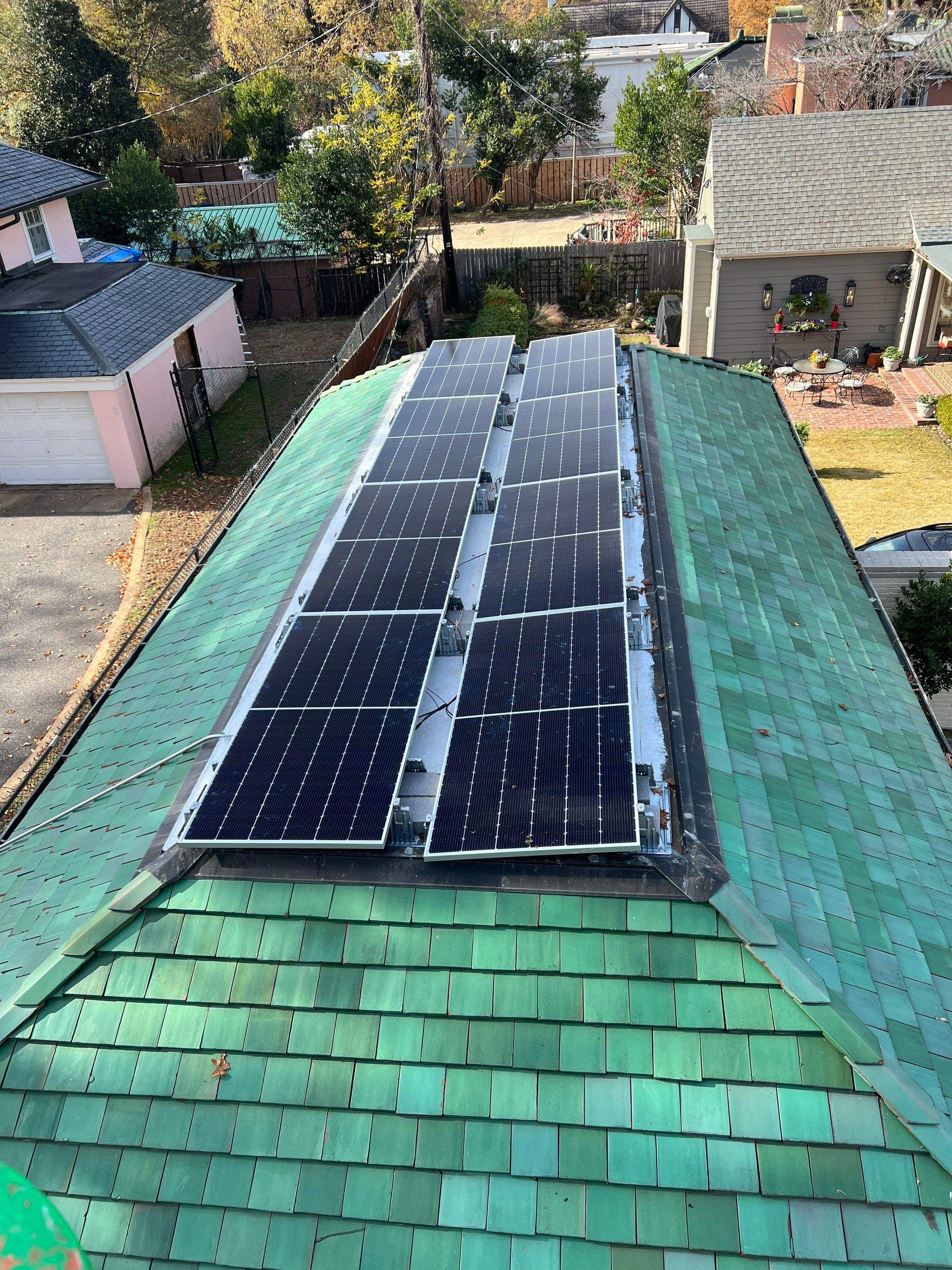 Project in Memphis by Green Wave Solar 