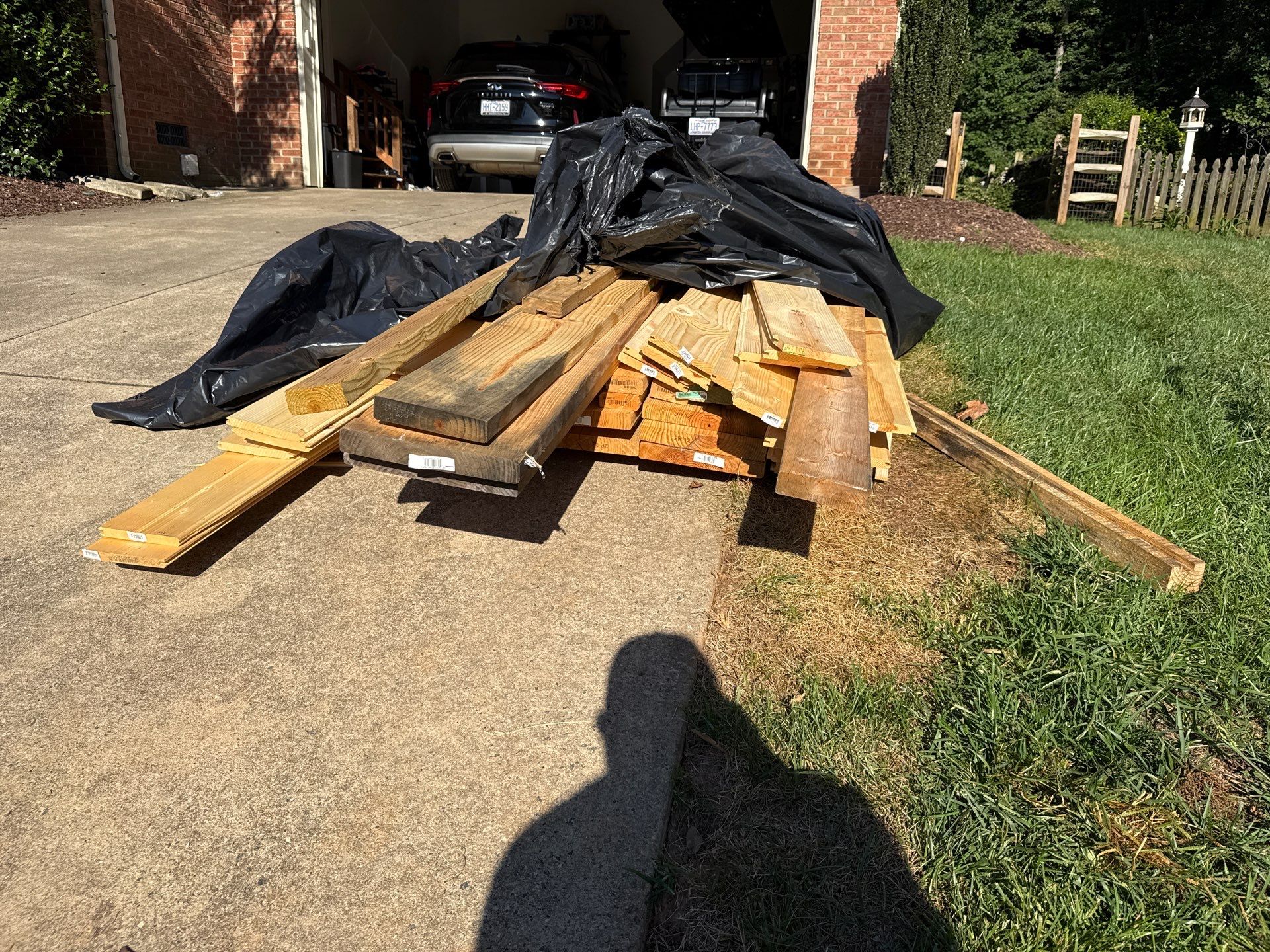 Project in Huntersville by Badger Hauling