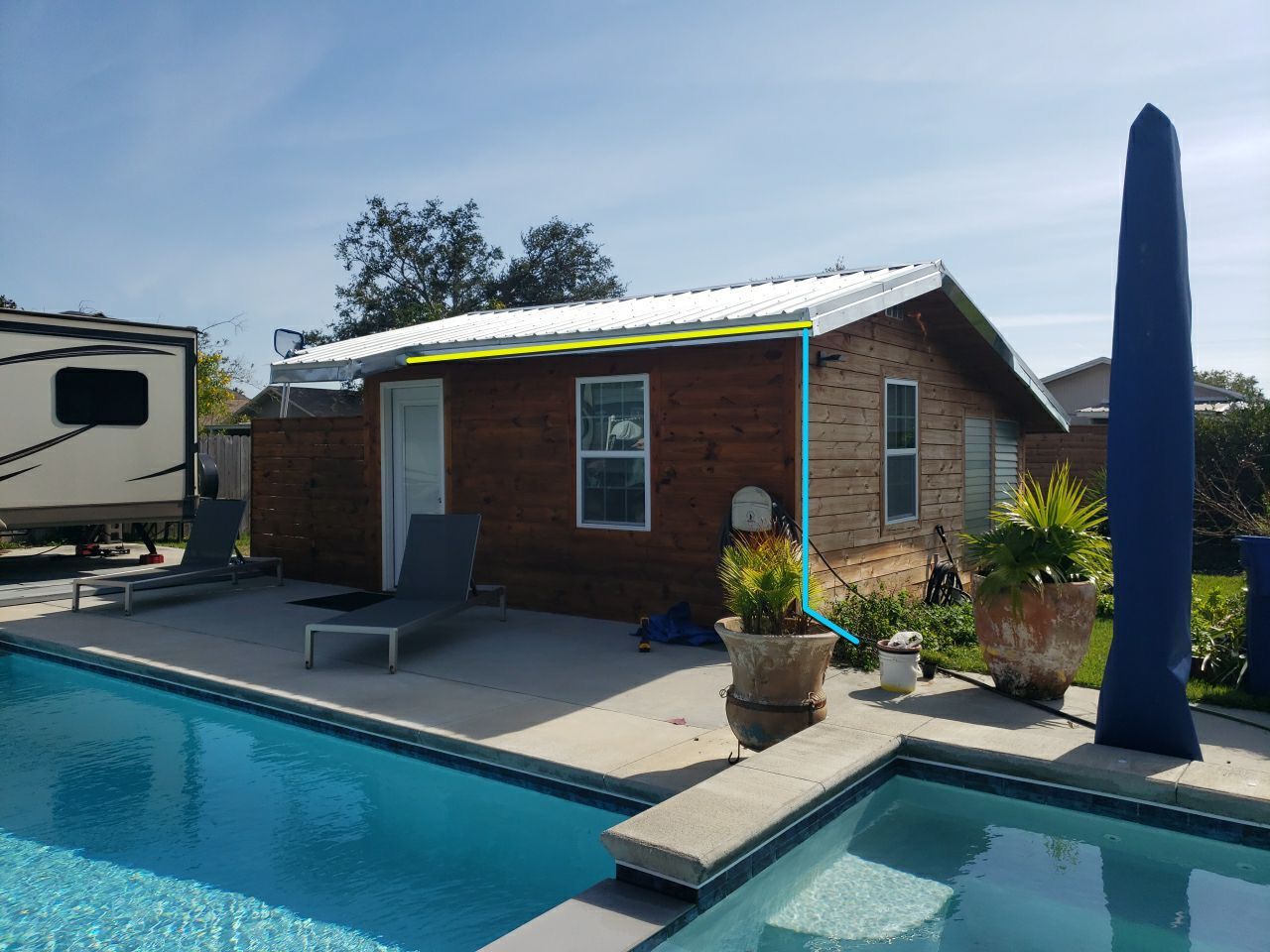 Gutter Installation using K-Style Seamless Gutters and Soffit and Fascia Replacement by Gutter Professors