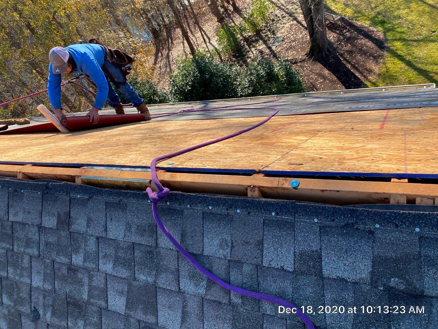 Residential Roofing Installation in Spartanburg, SC using Ceartainteed Landmark Architectural Shingles by Property Assessment