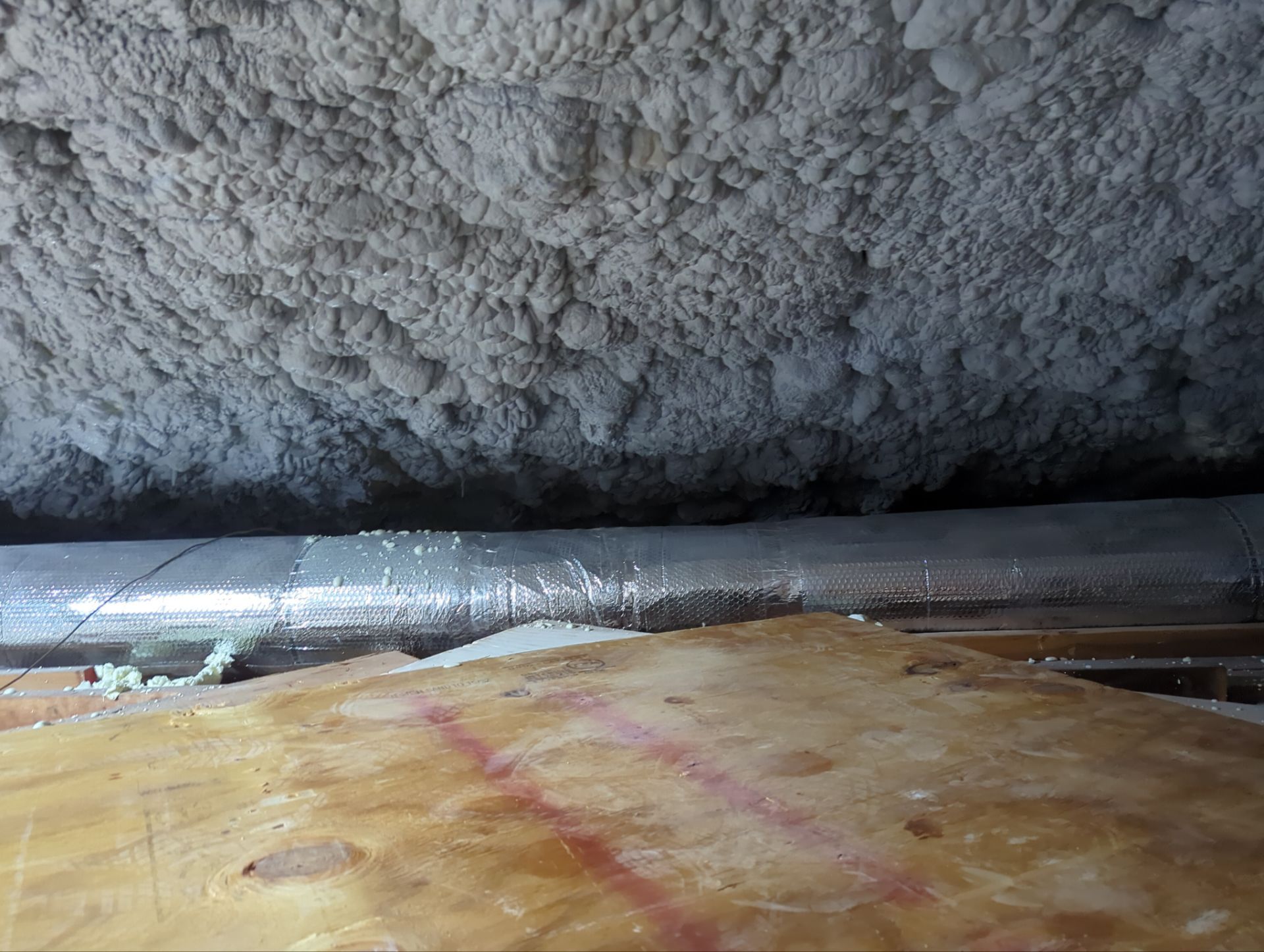 Exterior Walls Using Closed-Cell Spray Foam by NYS Foam & Energy