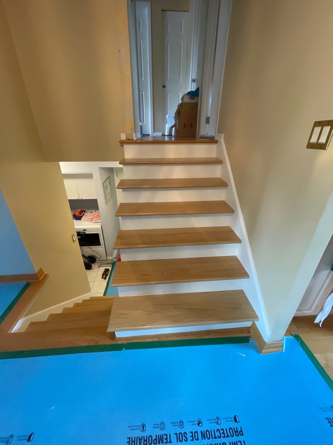 Staircase rebuilt by Eco-Nature Construction Inc.
